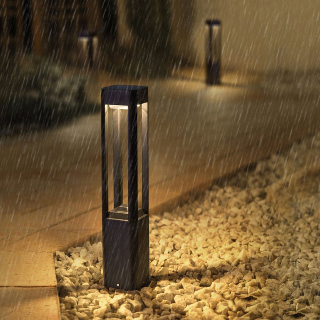 Box Column Garden Exterior Light, Outdoor Wall Light, detail 6