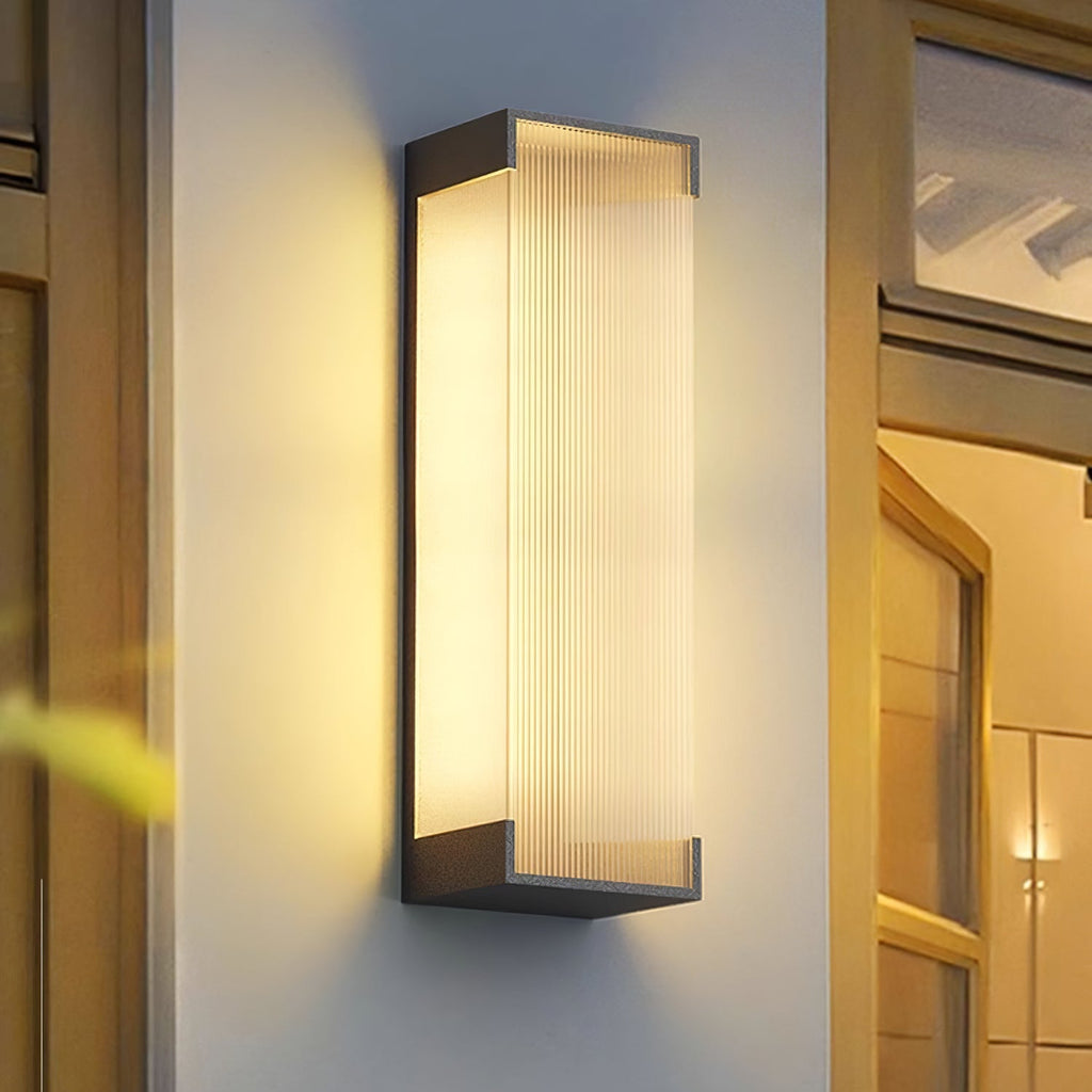 Box Solar Exterior Wall Light, Outdoor Wall Light, detail 19