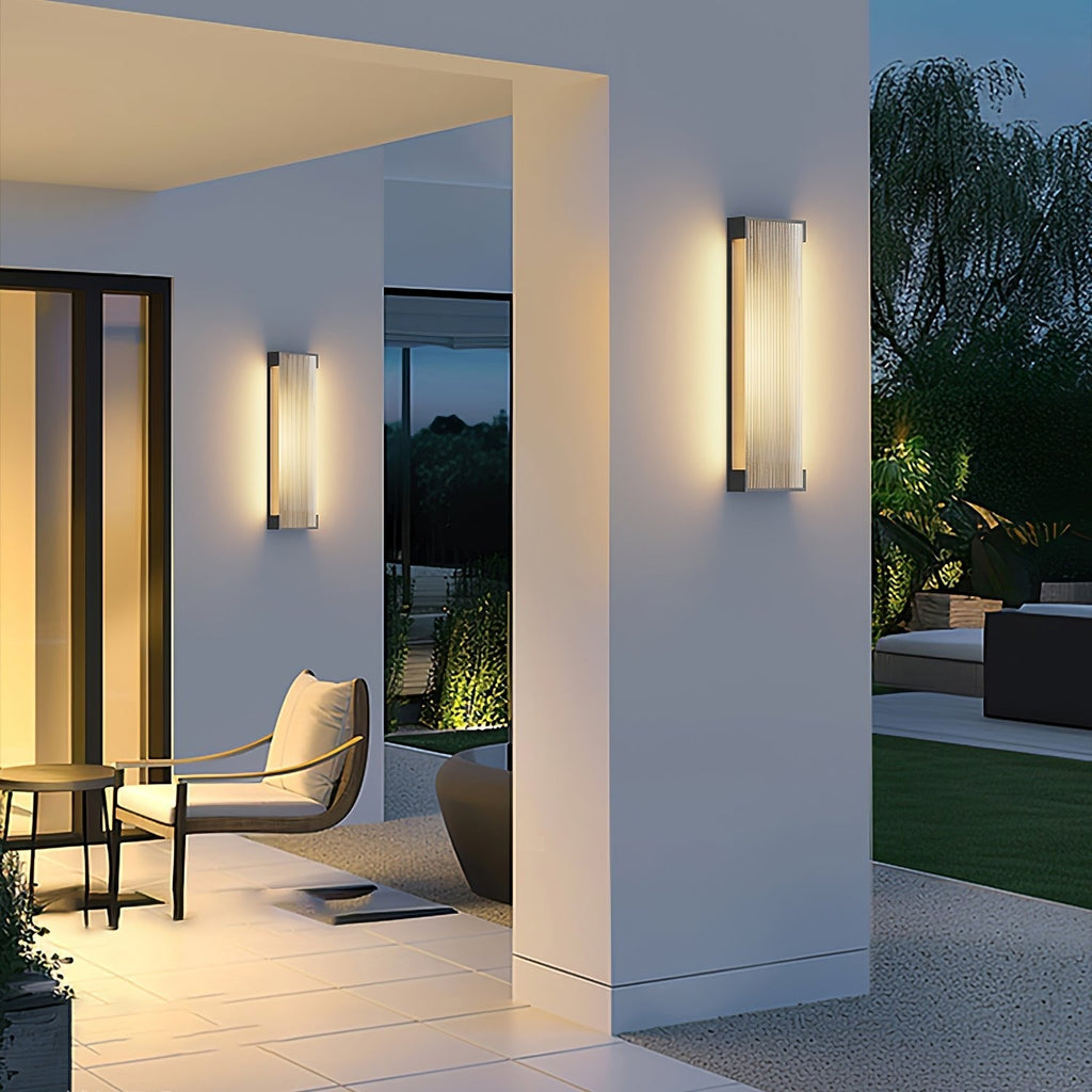 Box Solar Exterior Wall Light, Outdoor Wall Light, detail 11