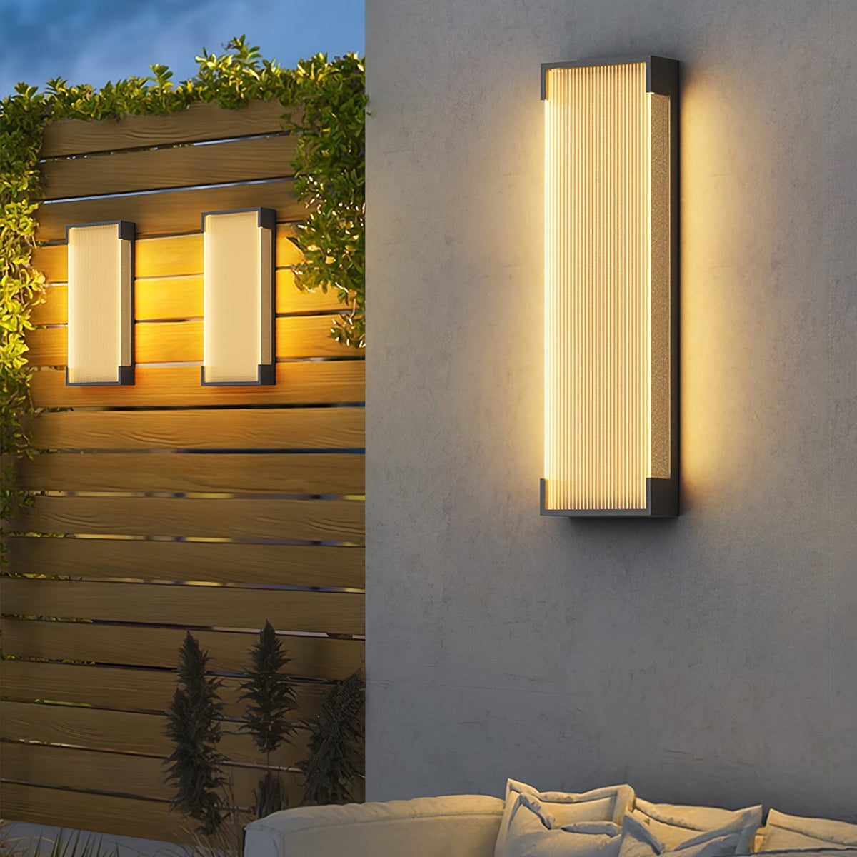 Box Solar Exterior Wall Light, Outdoor Wall Light, detail 9