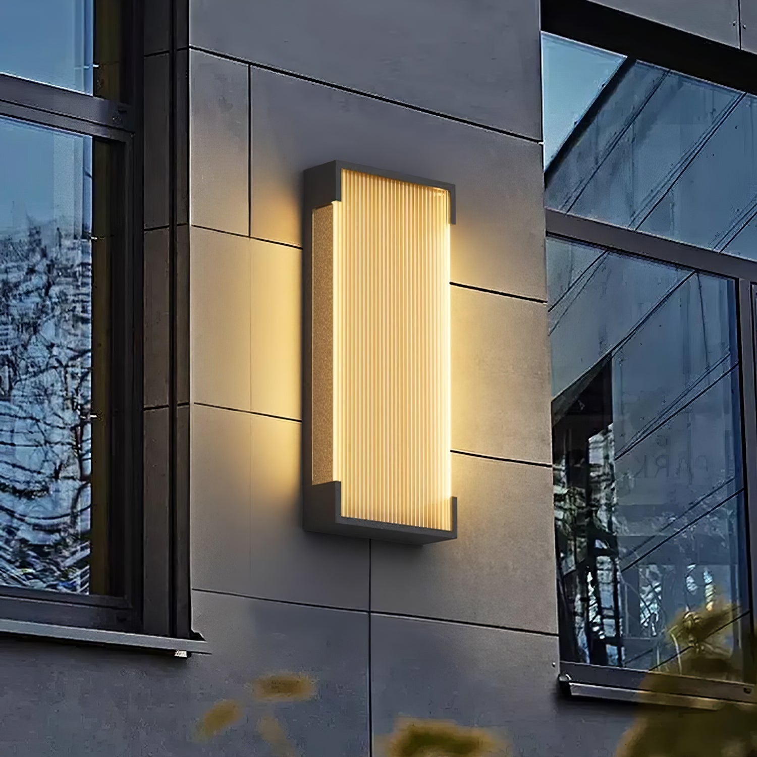 Box Exterior Wall Light, Outdoor Wall Light, detail 2