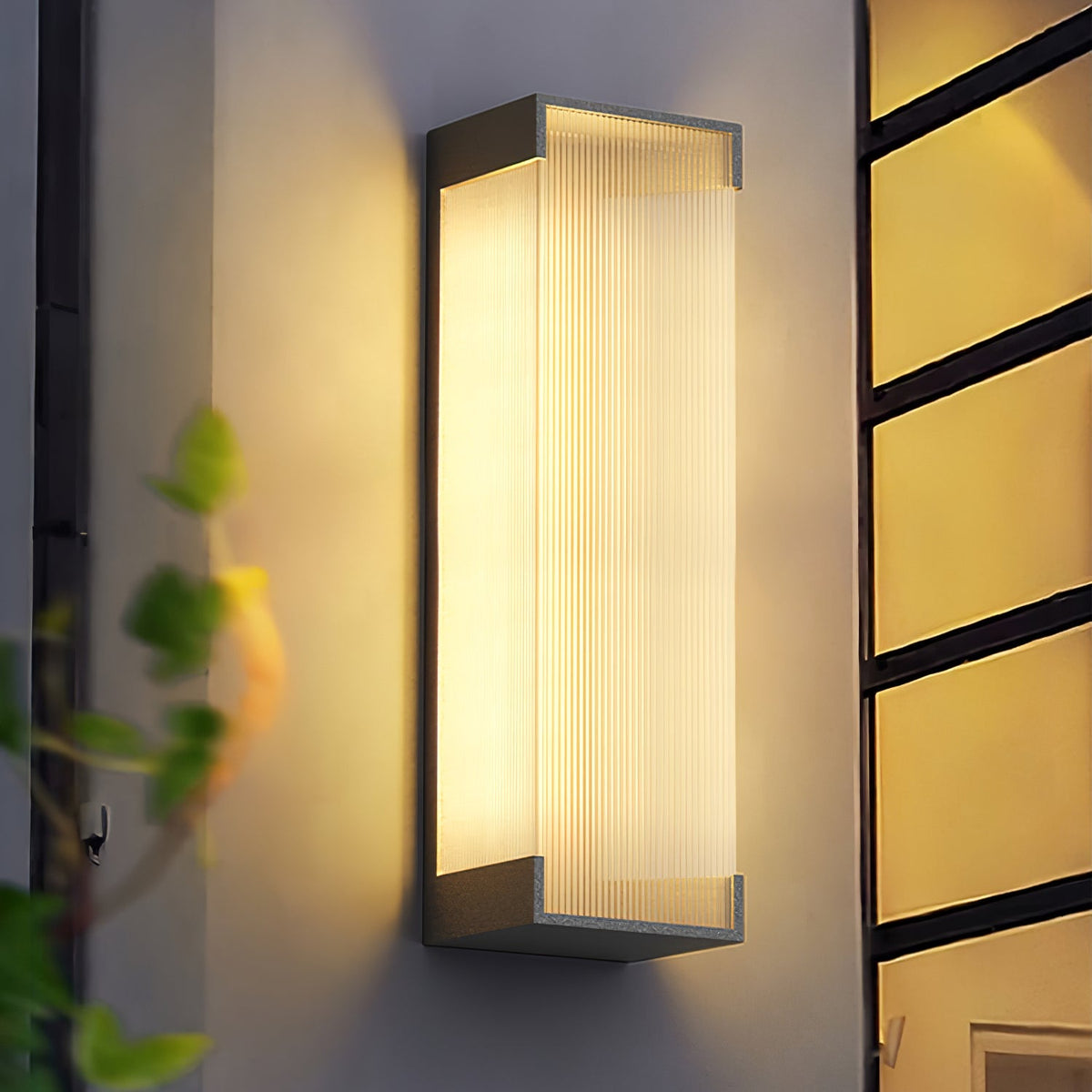 Box Solar Exterior Wall Light, Outdoor Wall Light, detail 25