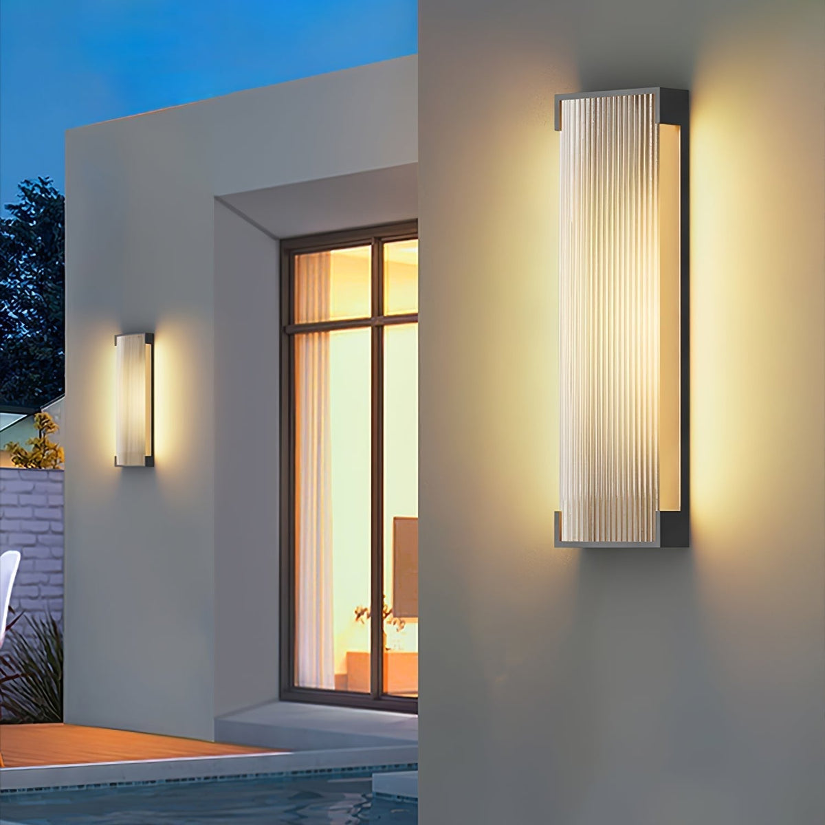 Box Exterior Wall Light, Outdoor Wall Light, detail 9