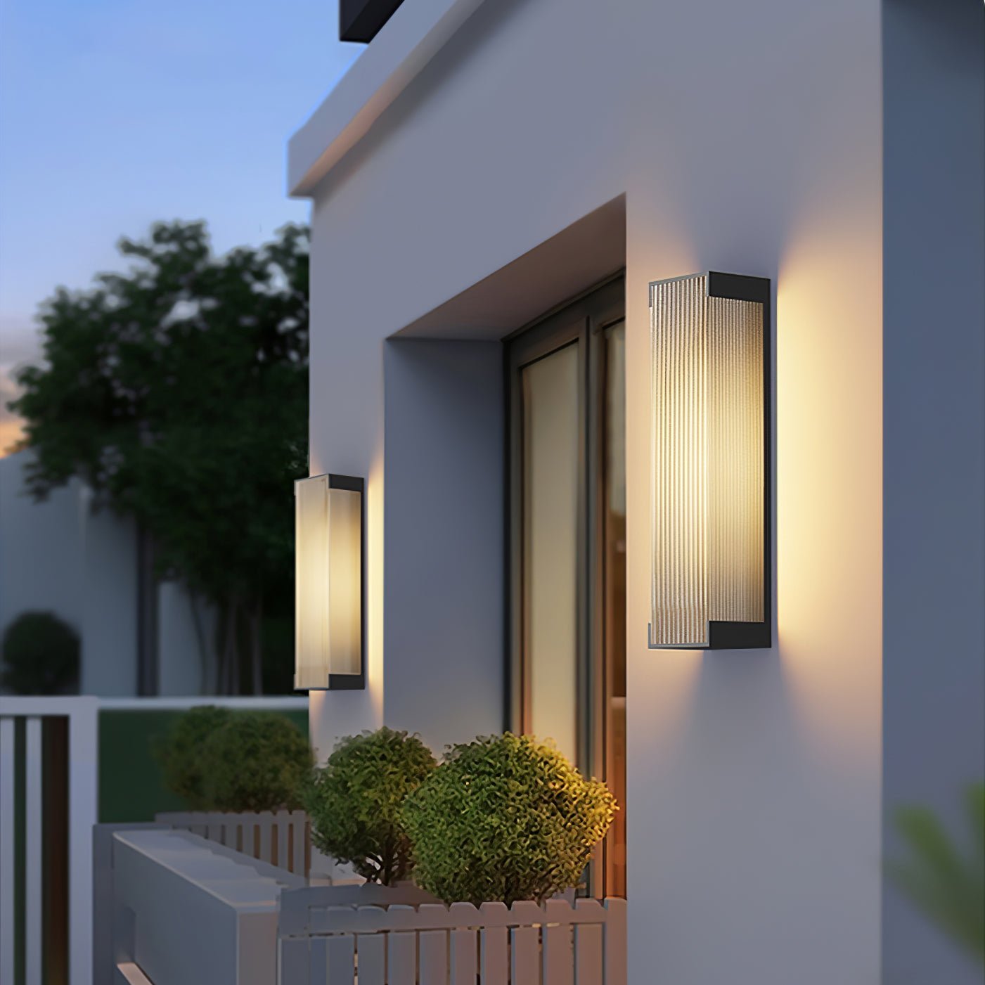 Box Solar Exterior Wall Light, Outdoor Wall Light, detail 4