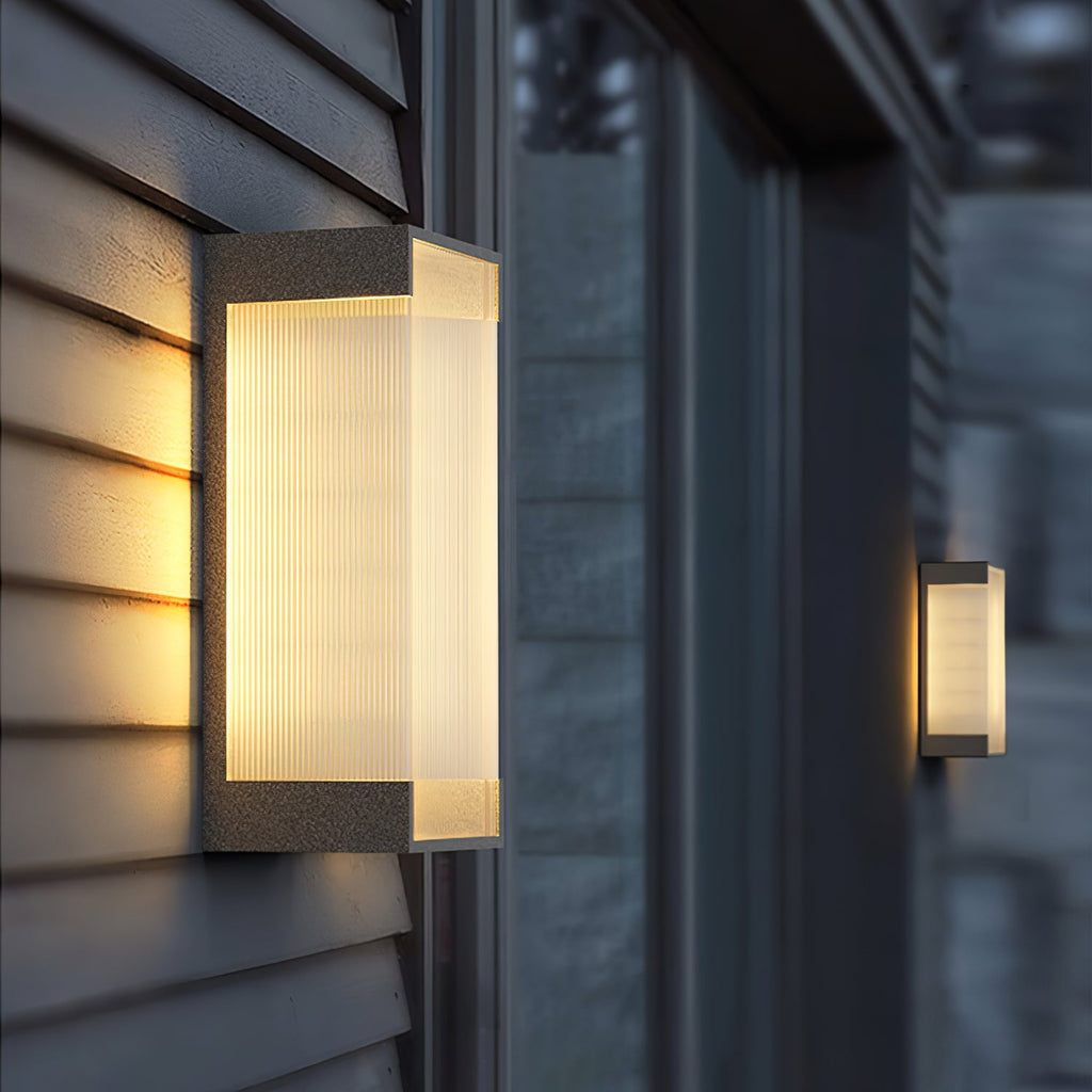 Box Solar Exterior Wall Light, Outdoor Wall Light, detail 31