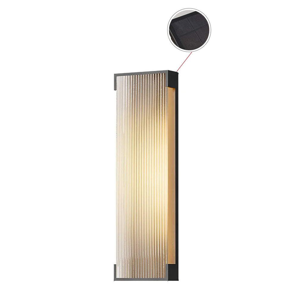 Box Solar Exterior Wall Light, Outdoor Wall Light, detail 37
