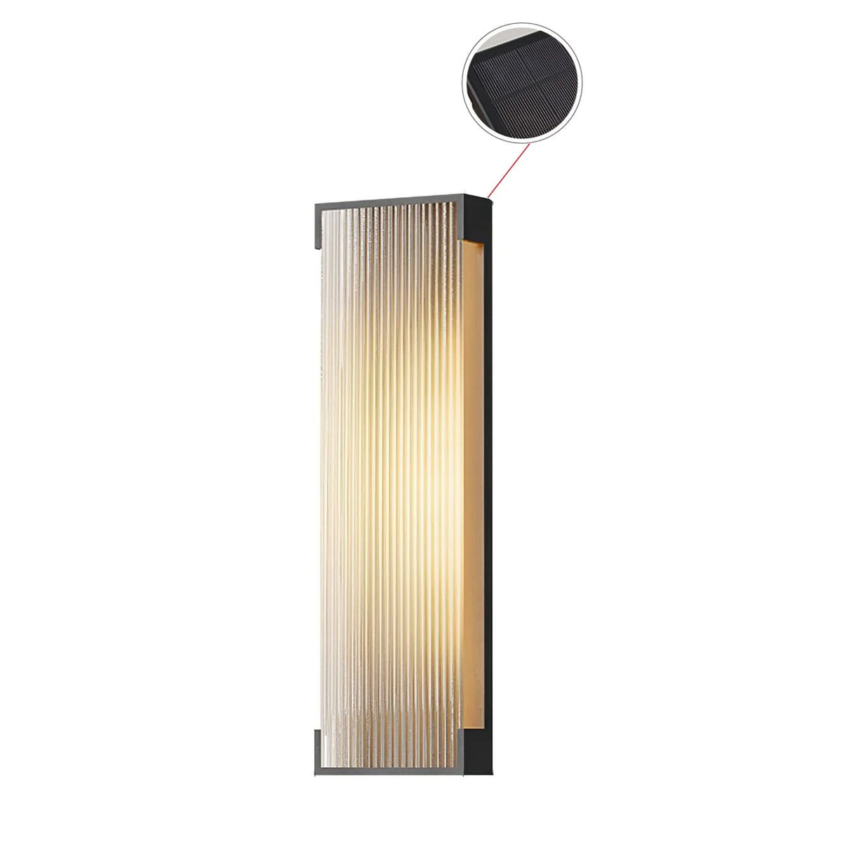 Box Solar Exterior Wall Light, Outdoor Wall Light, detail 37