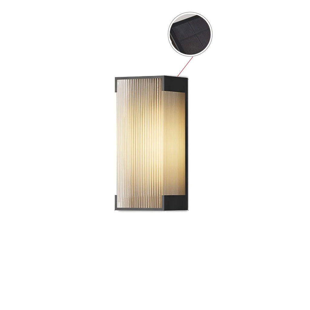 Box Solar Exterior Wall Light, Outdoor Wall Light, detail 36