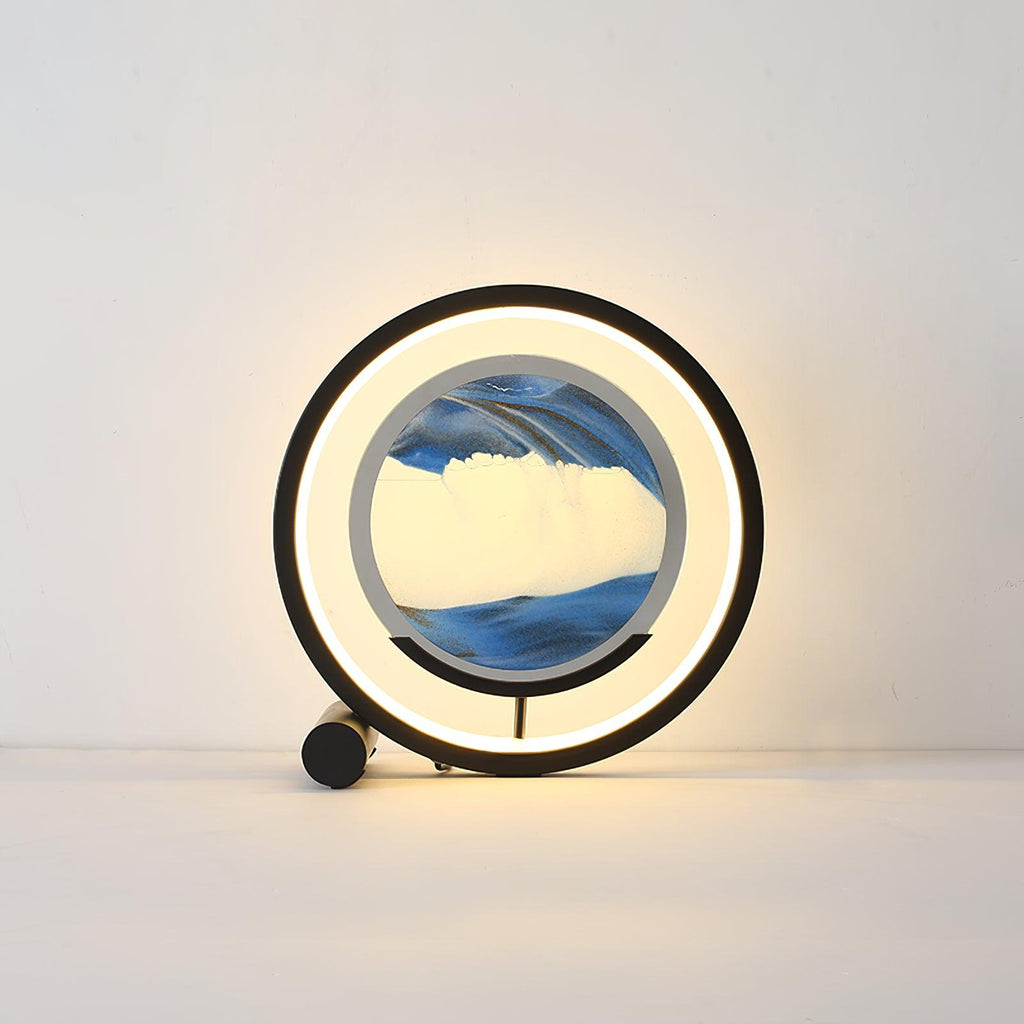 Relaxing Sand Built-in Battery Table Light, Bedside Table Lamp, detail 3