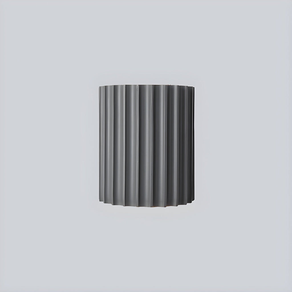 Resin Ribbed Wall Light, Hardwired Wall Sconce, detail 20