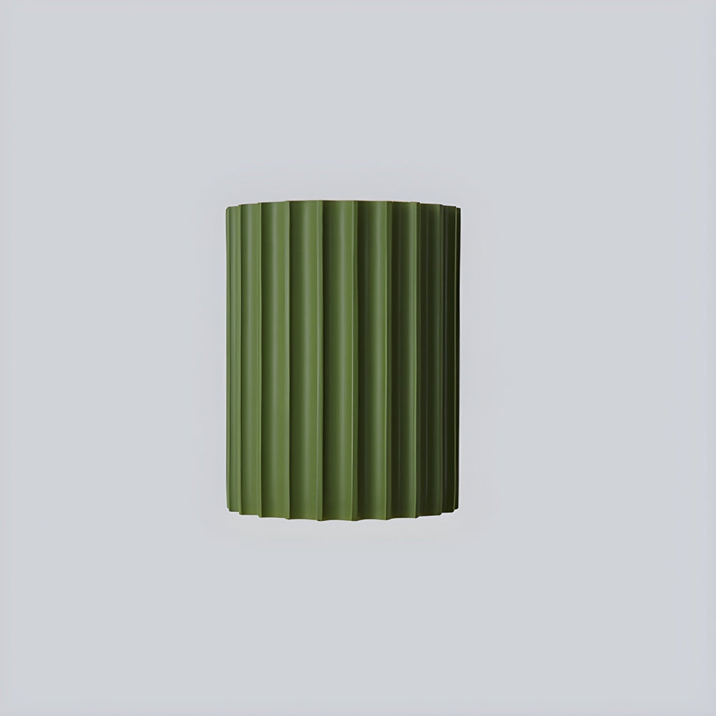 Resin Ribbed Wall Light, Hardwired Wall Sconce, detail 19
