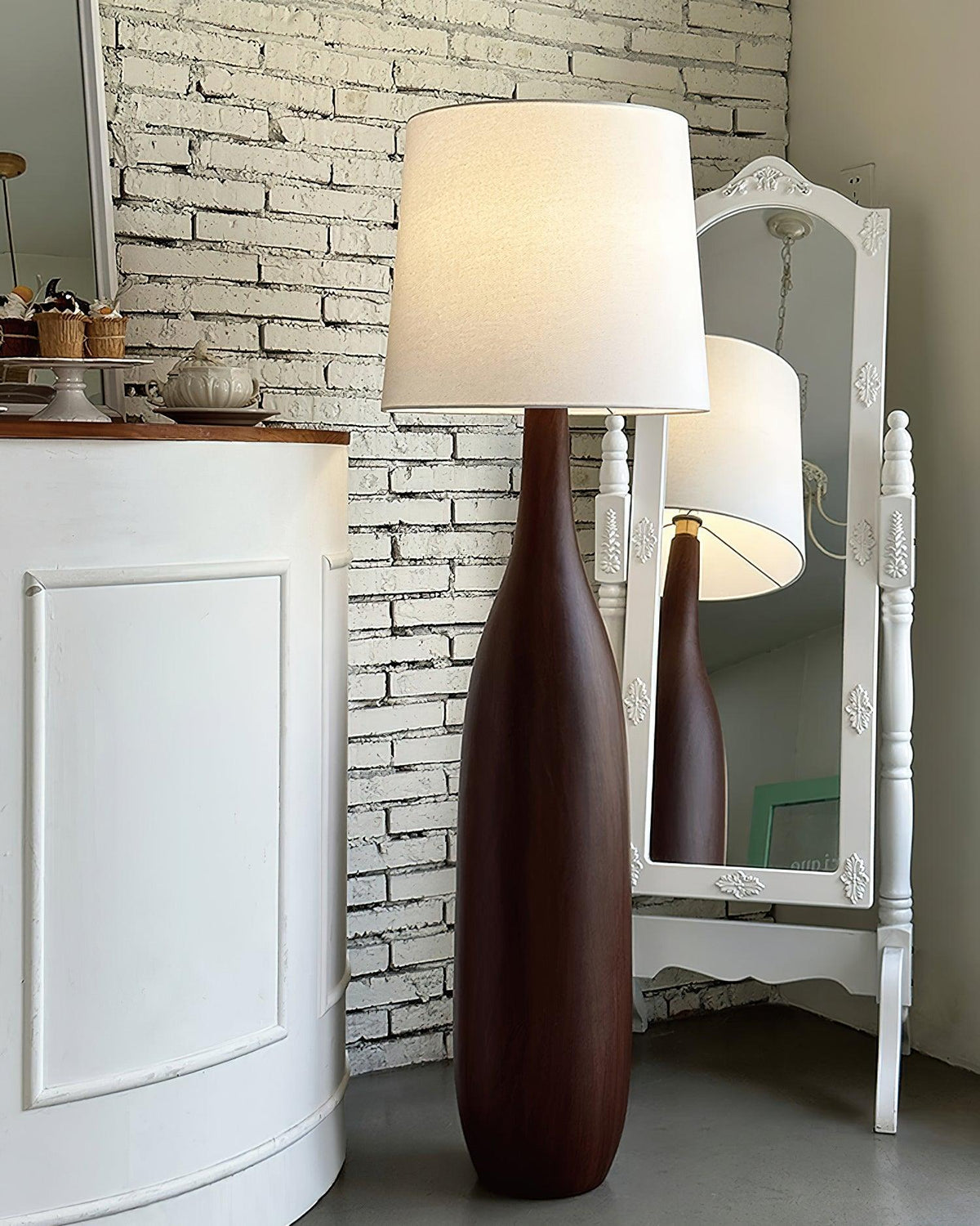 Resin Serenity Floor Light 17.7", Floor Lamp, detail 13