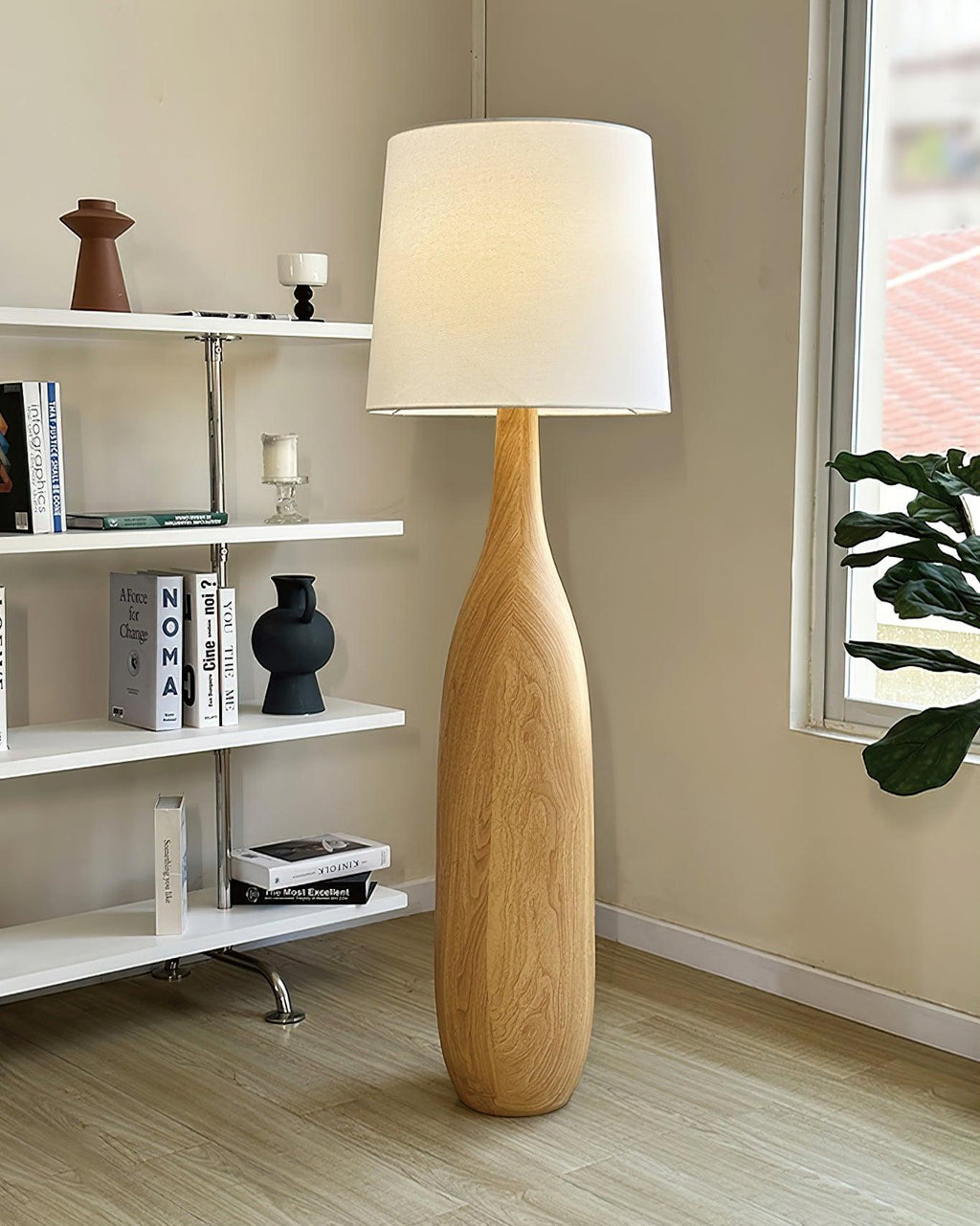 Resin Serenity Floor Light 17.7", Floor Lamp, detail 10