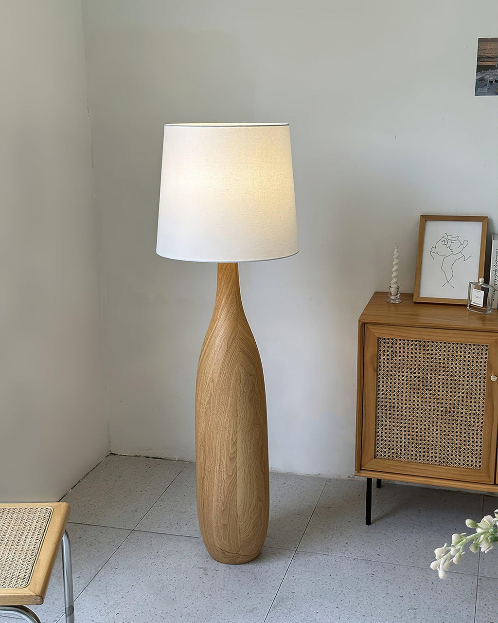 Resin Serenity Floor Light 17.7", Floor Lamp, detail 11