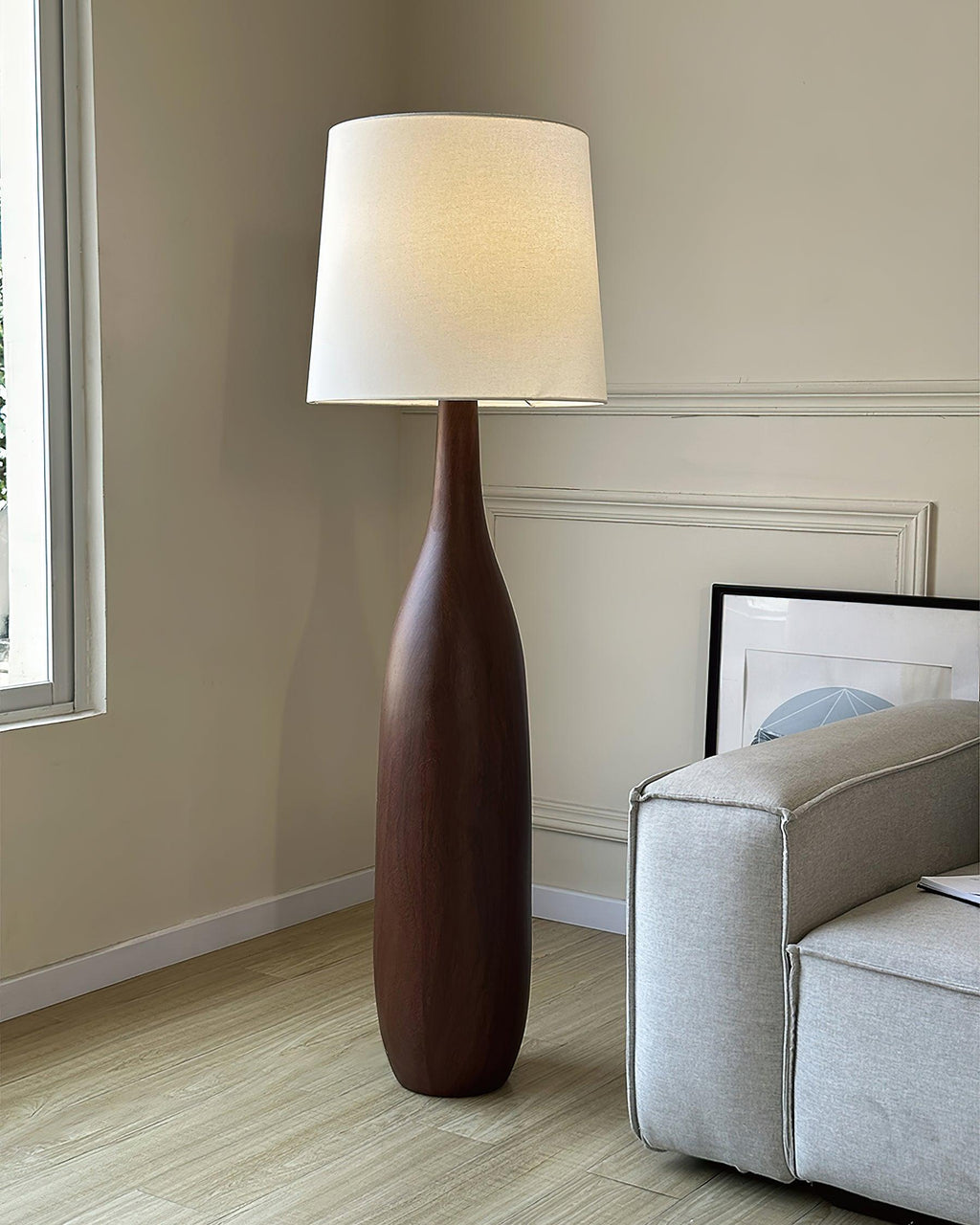 Resin Serenity Floor Light 17.7", Floor Lamp, detail 12