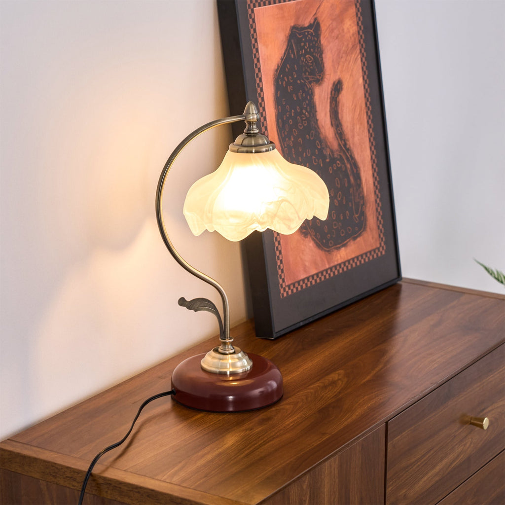 Retro Flower Table Light, Bedside Table Lamp, detail 23
