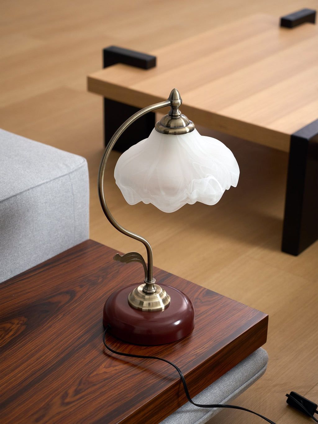 Retro Flower Table Light, Bedside Table Lamp, detail 17
