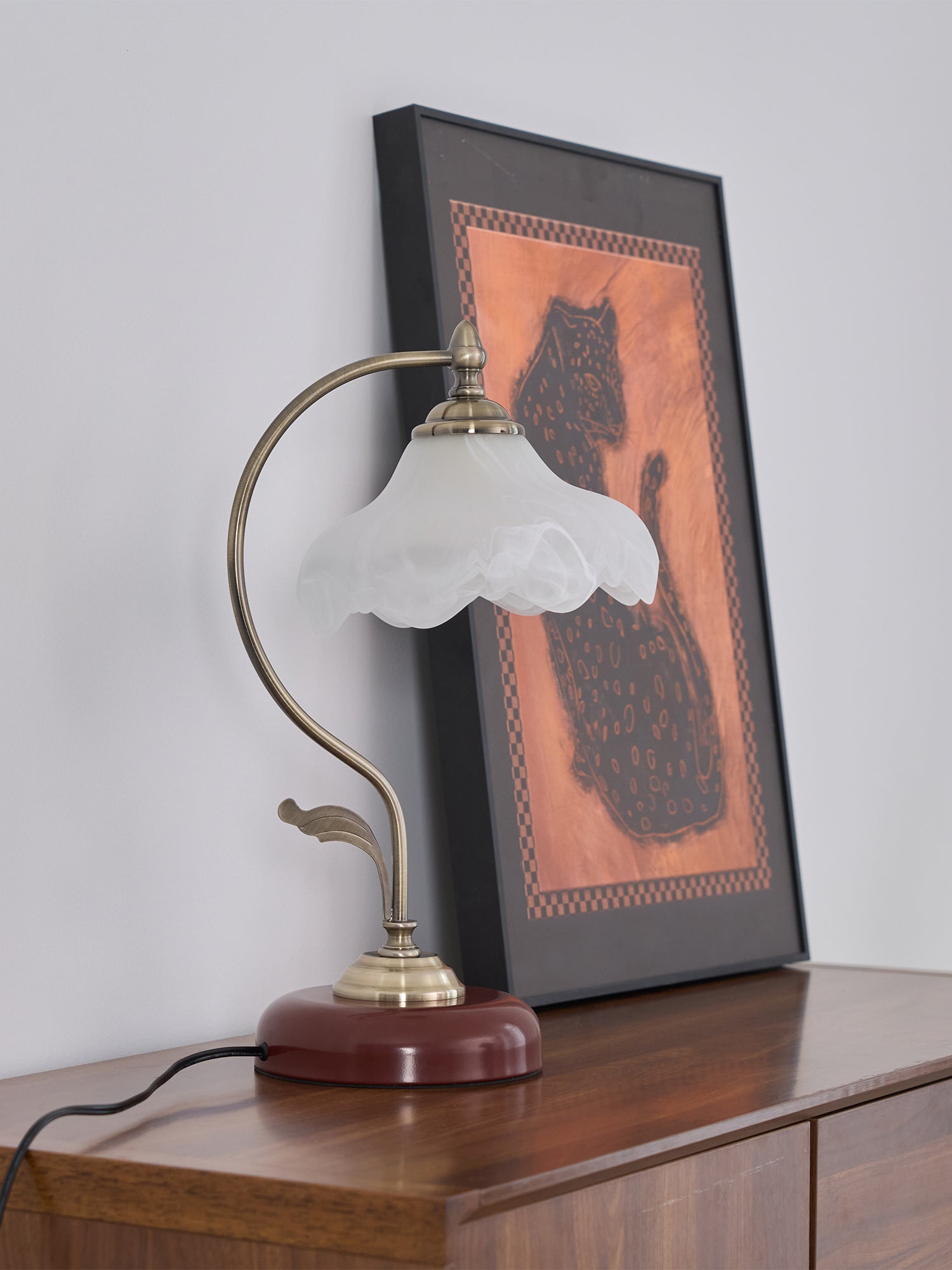 Retro Flower Table Light, Bedside Table Lamp, detail 20