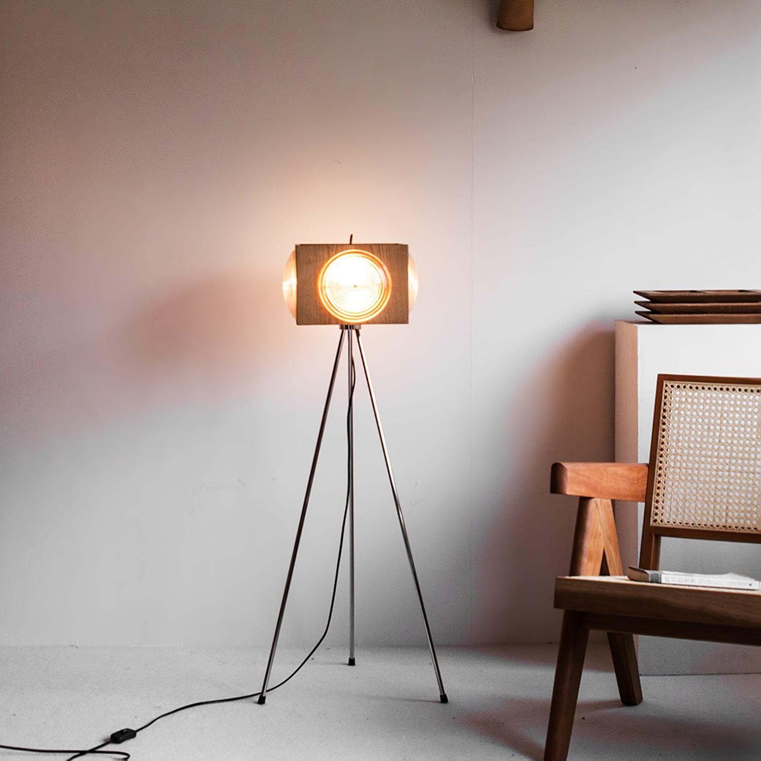 Retro Camera Focus Floor Light, Floor Lamp, detail 2