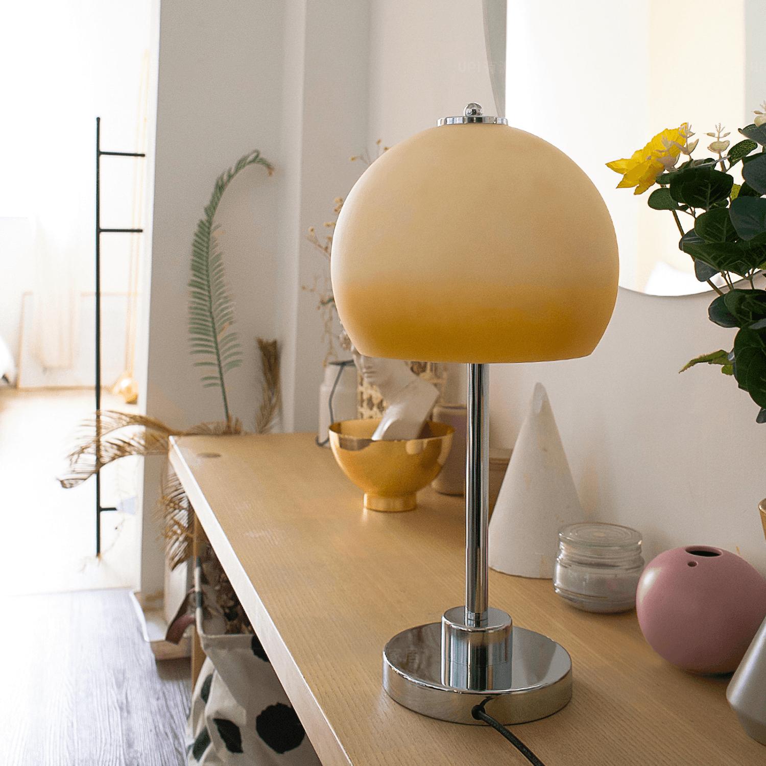 Retro Mushroom Table Light, Bedside Table Lamp, detail 5