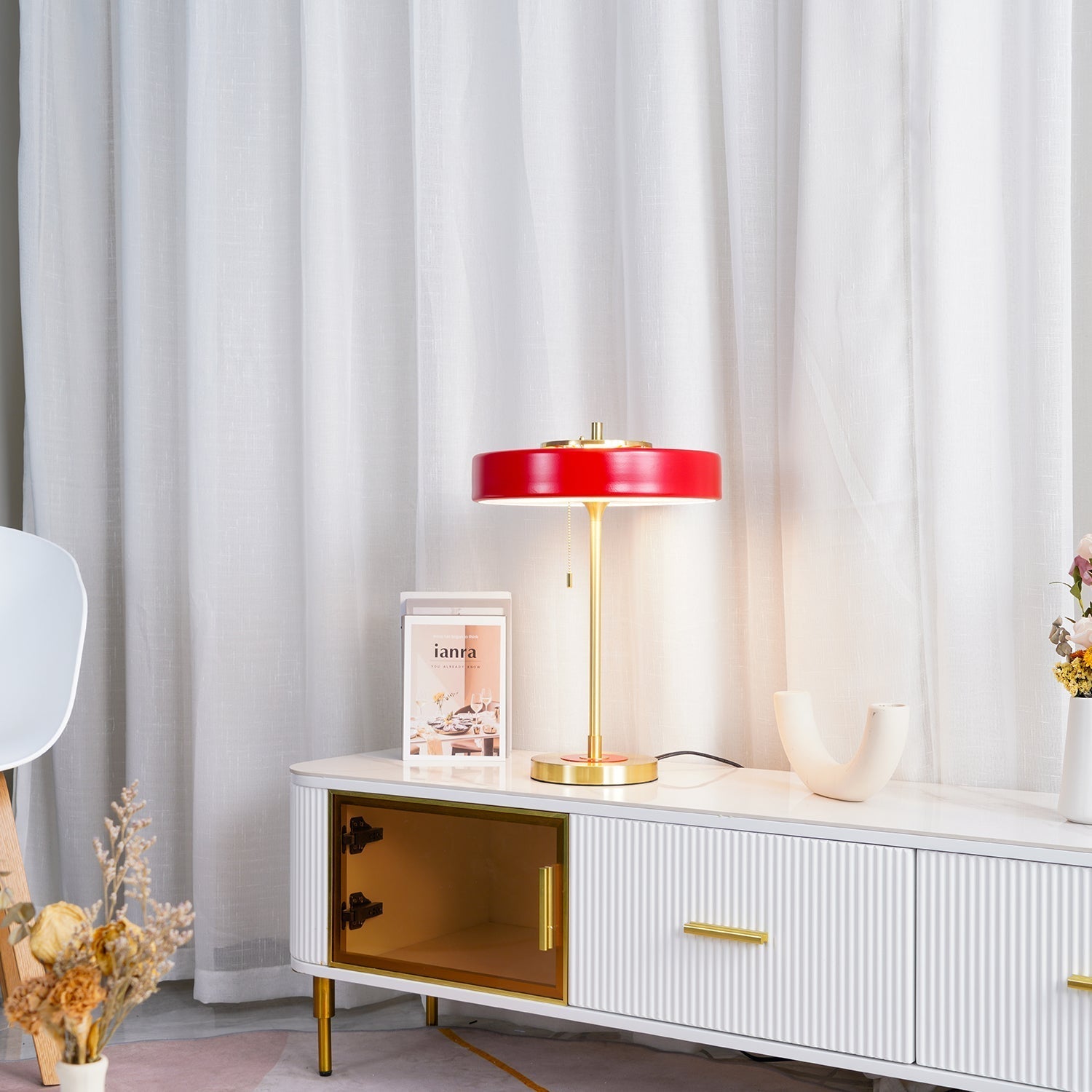 Revolve Accent Table Light, Bedside Table Lamp, detail 4