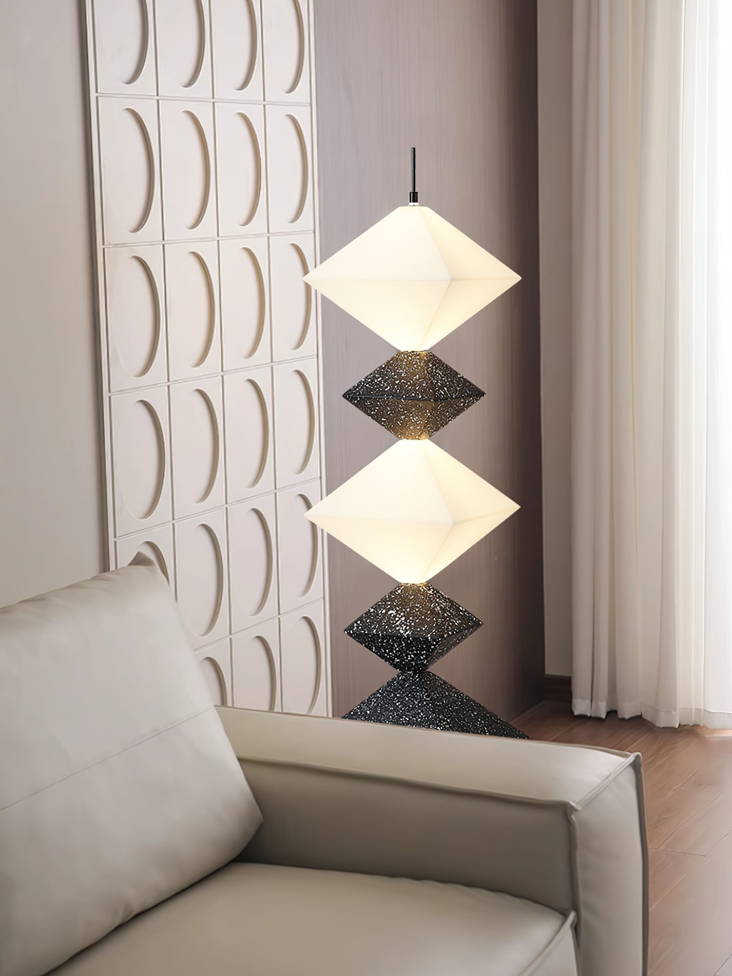 Rhombus Cube Floor Light, Floor Lamp, detail 14