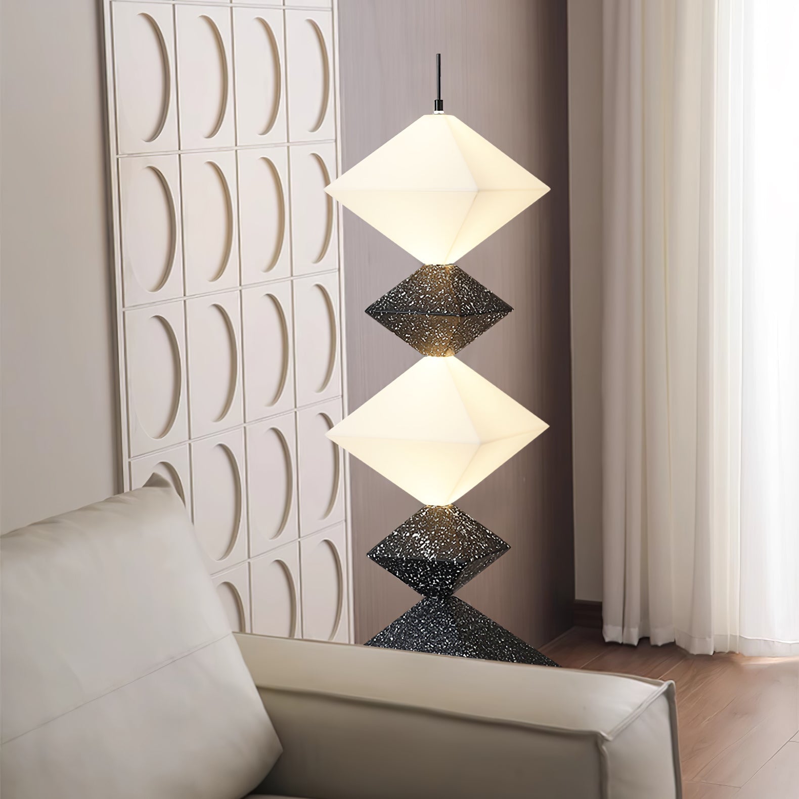 Rhombus Cube Floor Light, Floor Lamp, detail 24
