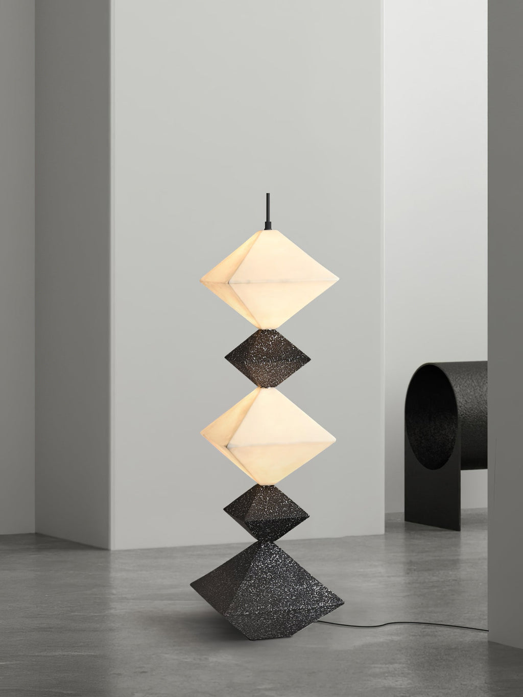 Rhombus Cube Floor Light, Floor Lamp, detail 10
