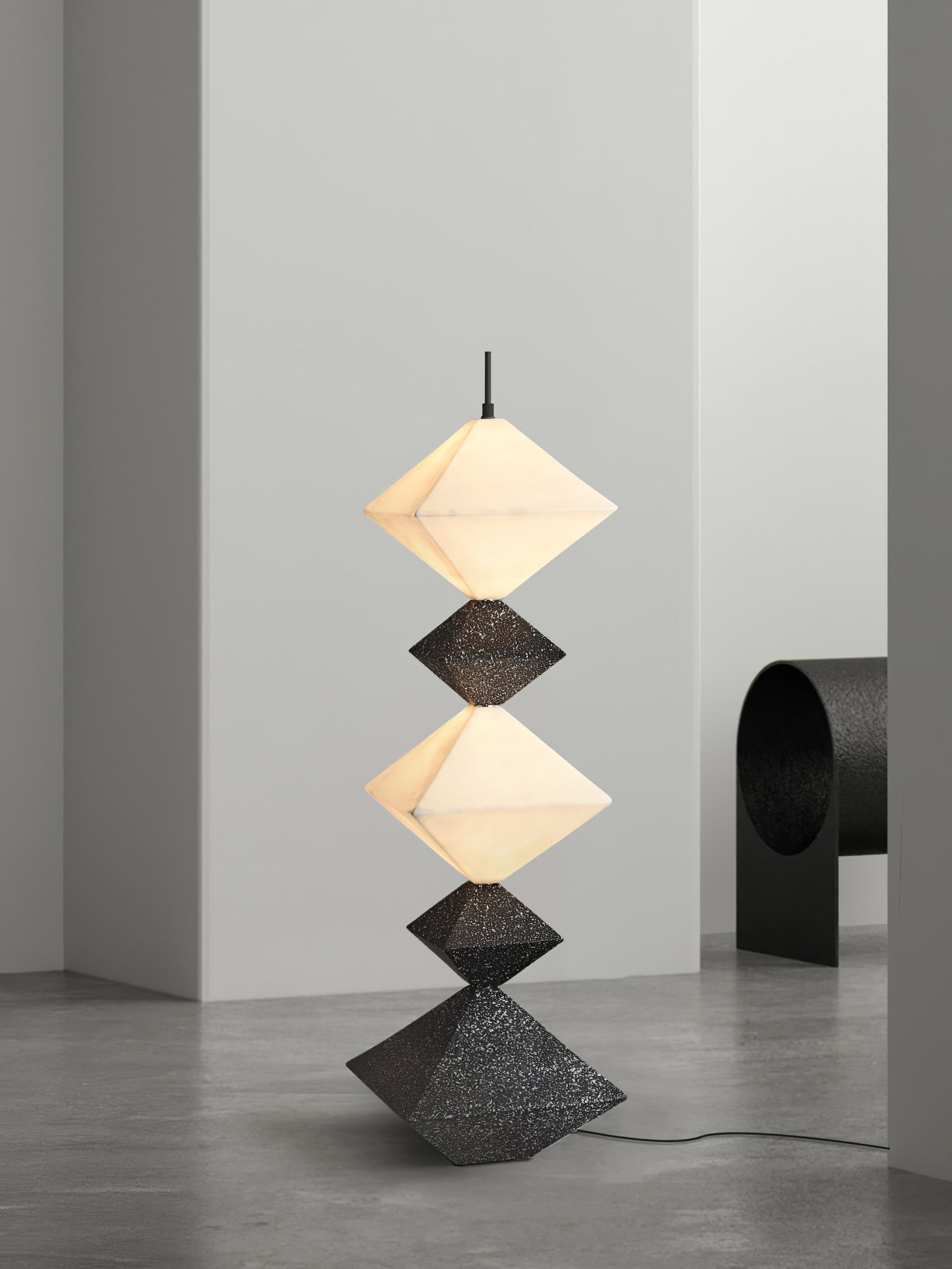 Rhombus Cube Floor Light, Floor Lamp, detail 10