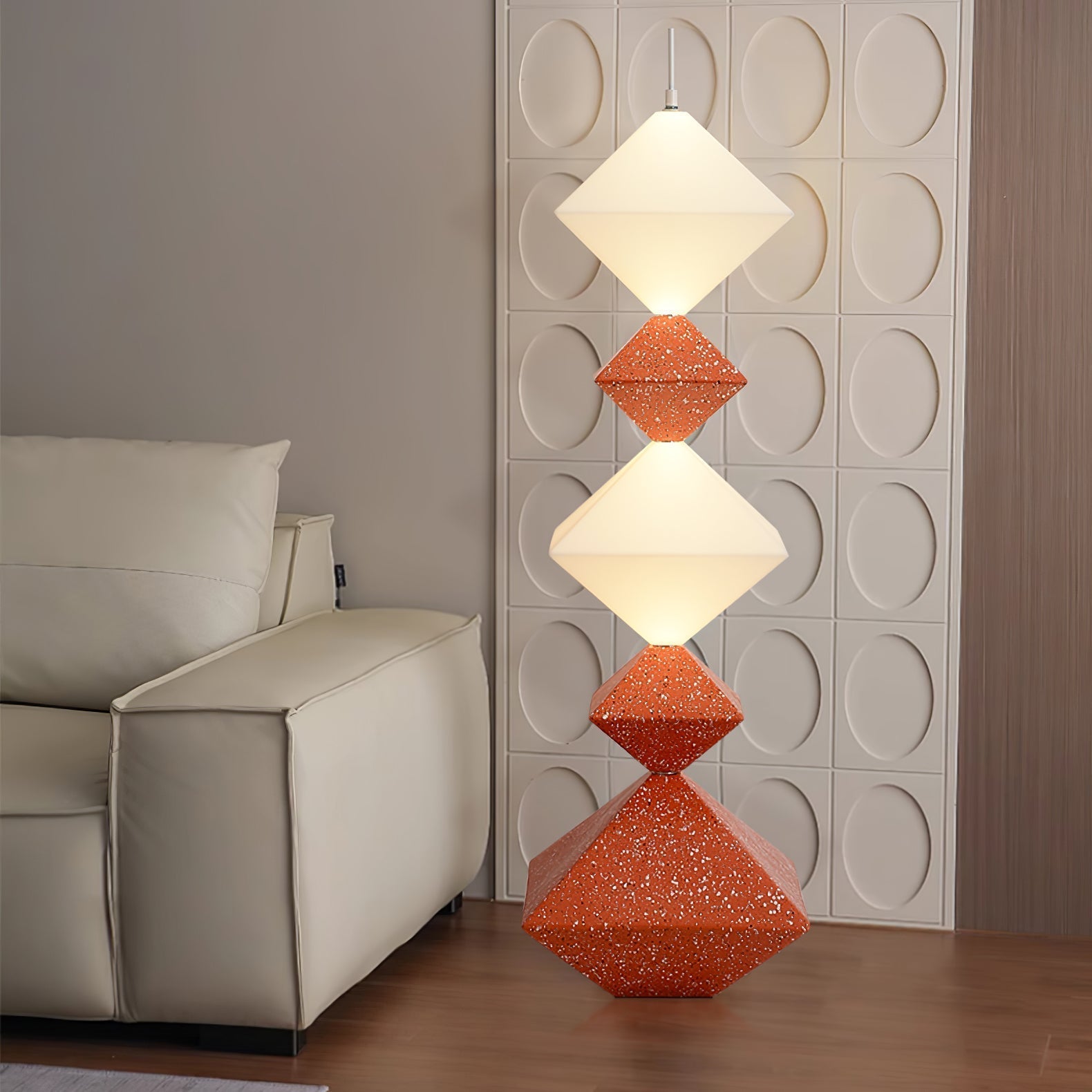 Rhombus Cube Floor Light, Floor Lamp, detail 11