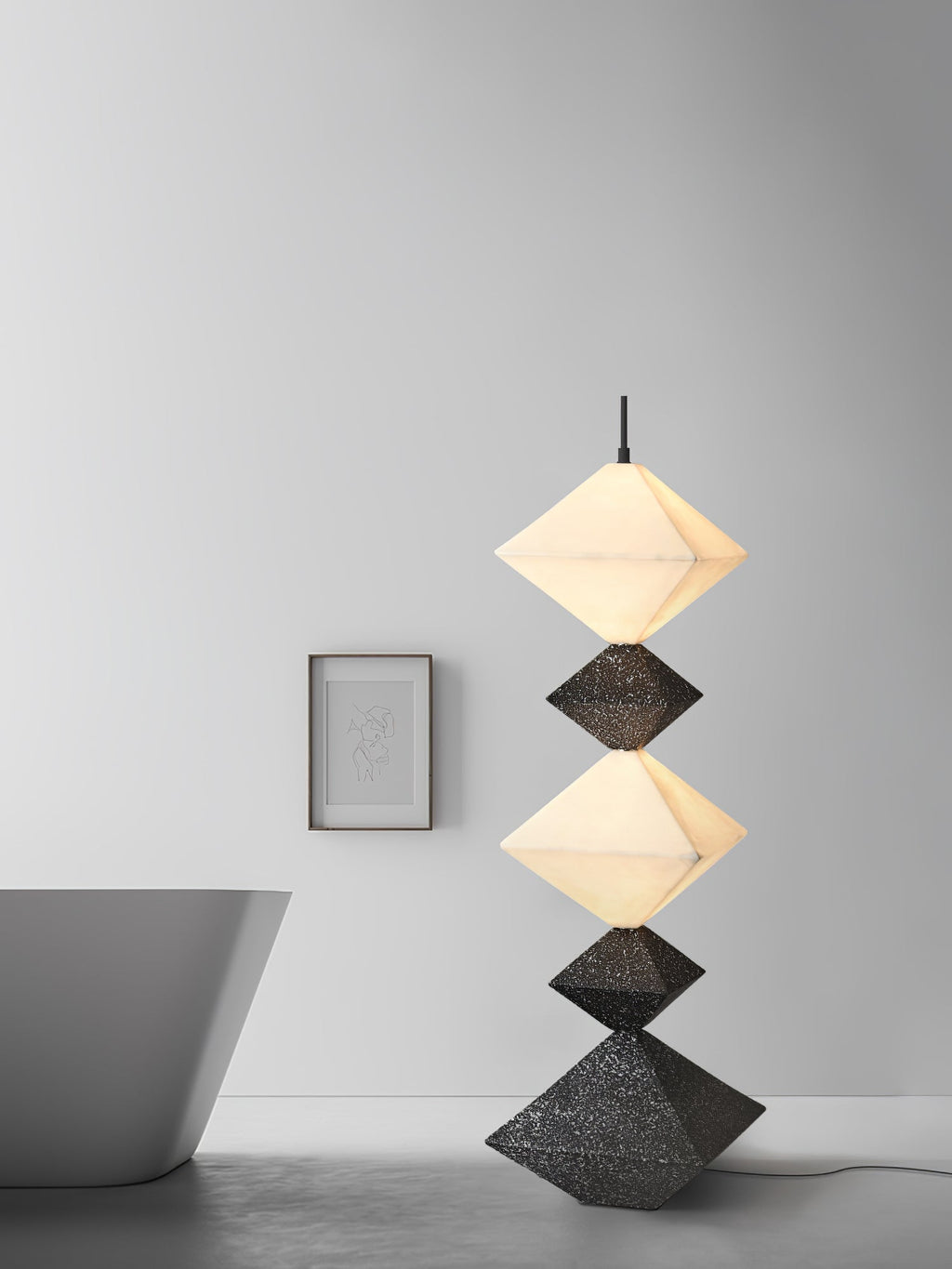 Rhombus Cube Floor Light, Floor Lamp, detail 13