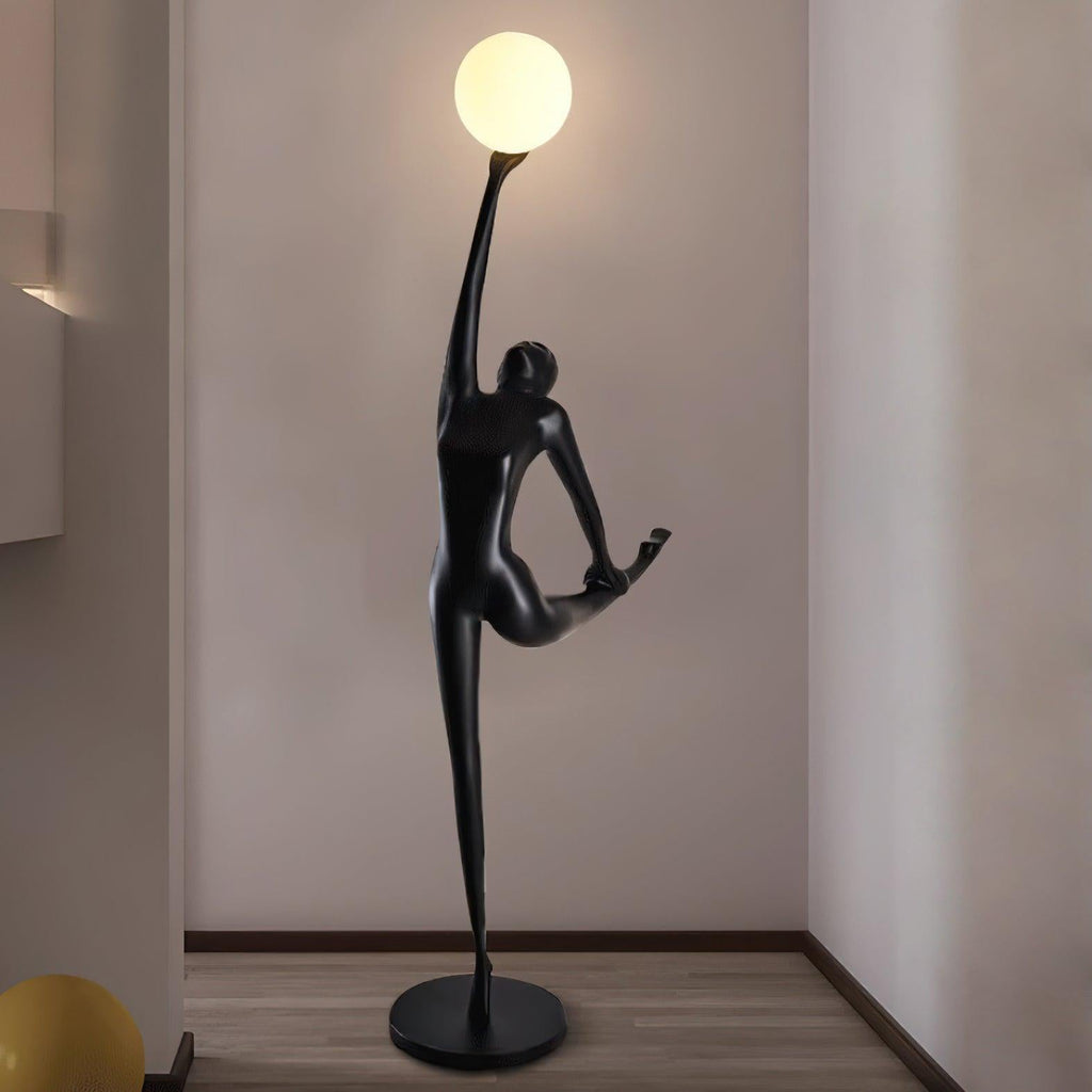 Rhythmic Gymnast Sculpture Floor Light, Floor Lamp, detail 19