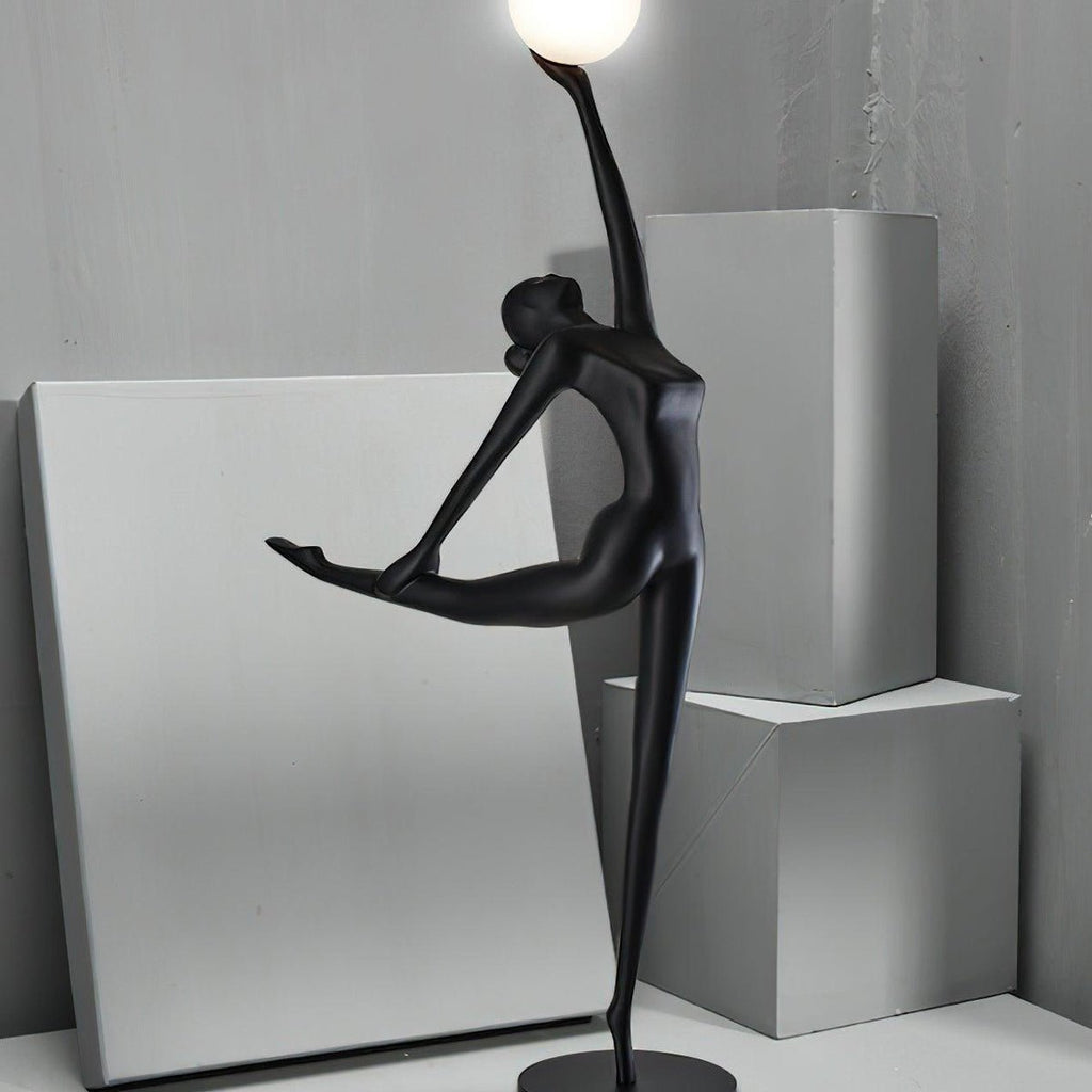 Rhythmic Gymnast Sculpture Floor Light, Floor Lamp, detail 7
