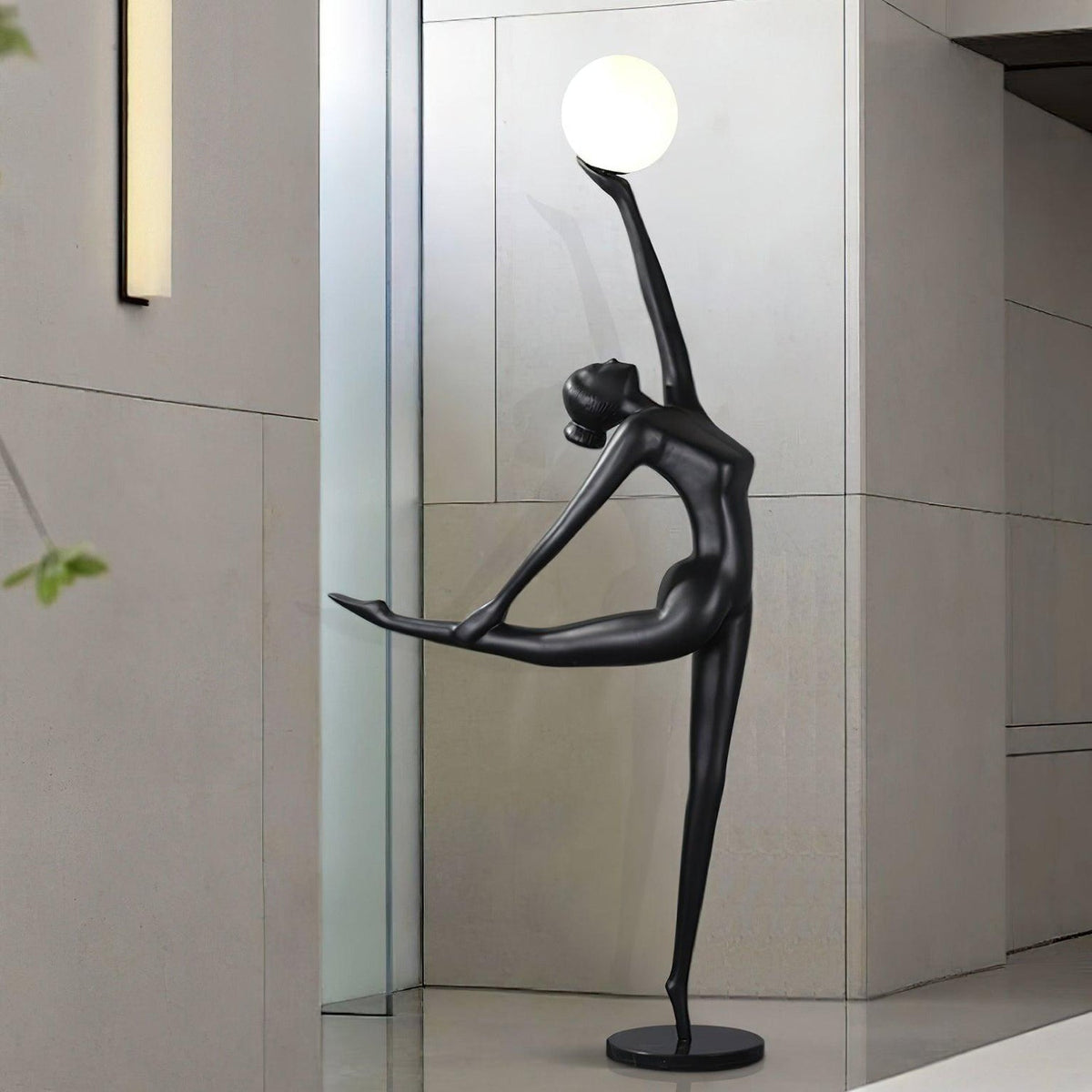 Rhythmic Gymnast Sculpture Floor Light, Floor Lamp, detail 11