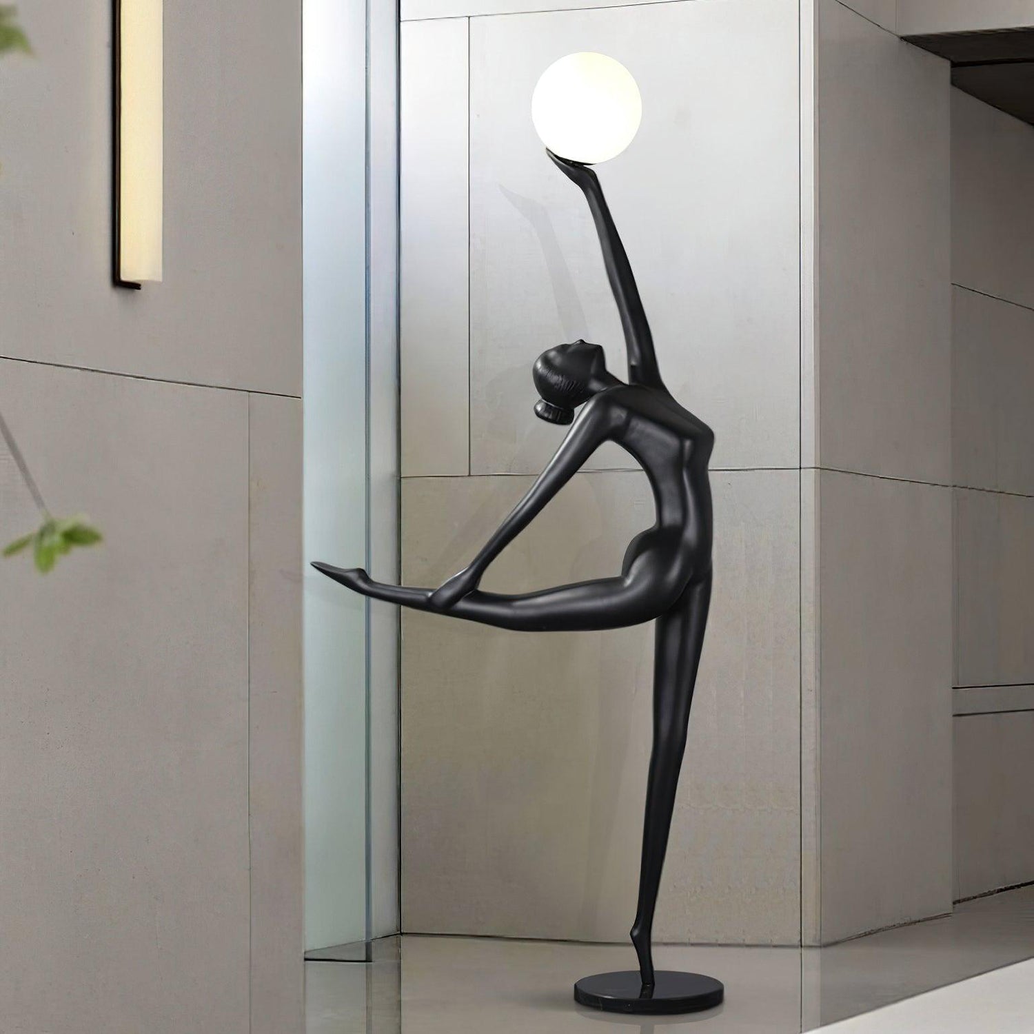 Rhythmic Gymnast Sculpture Floor Light, Floor Lamp, detail 11