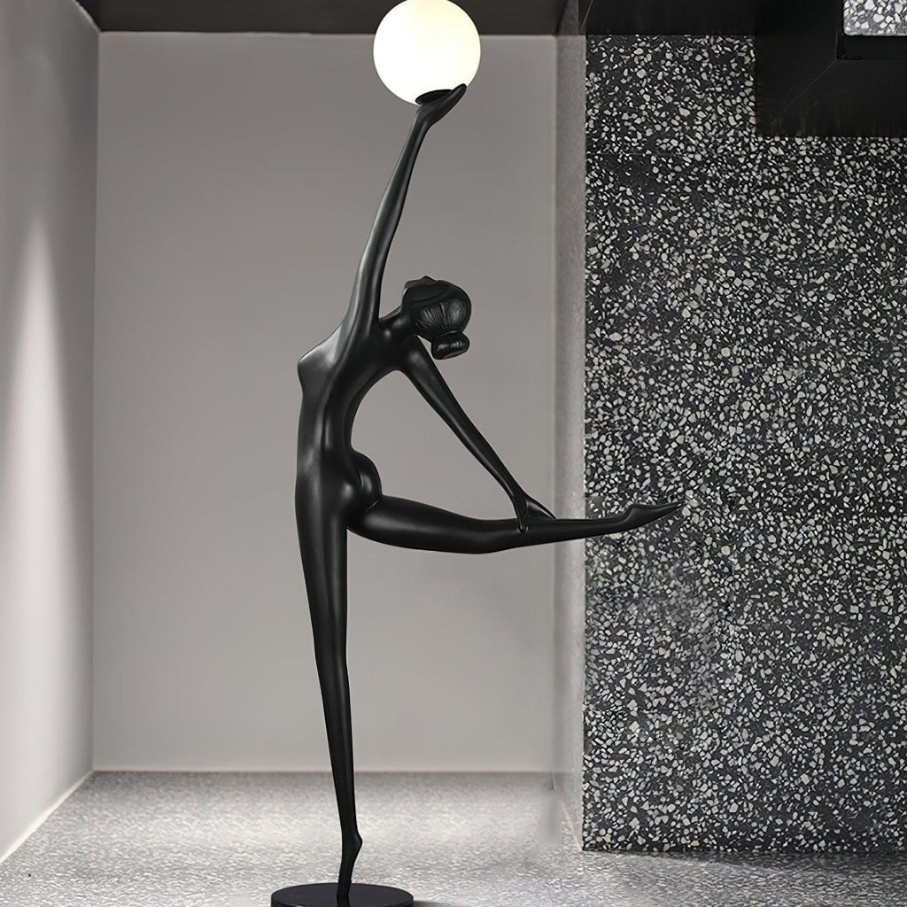 Rhythmic Gymnast Sculpture Floor Light, Floor Lamp, detail 21
