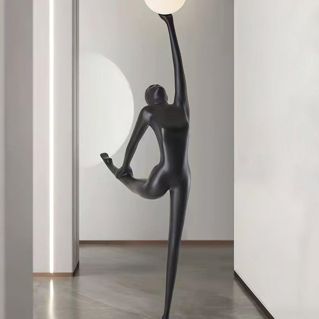 Rhythmic Gymnast Sculpture Floor Light, Floor Lamp, detail 22