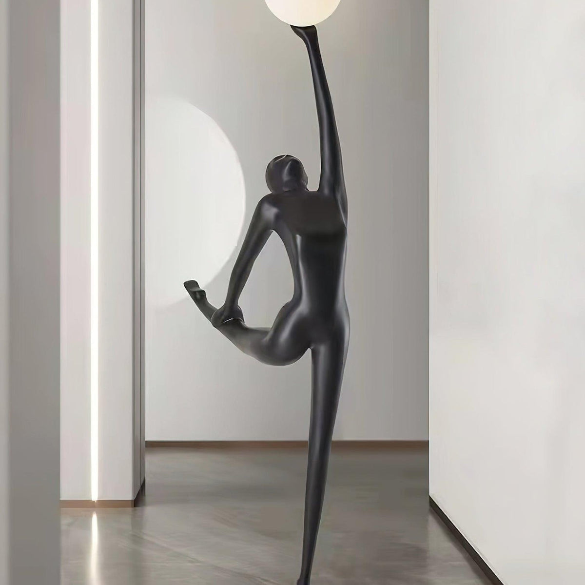 Rhythmic Gymnast Sculpture Floor Light, Floor Lamp, detail 22