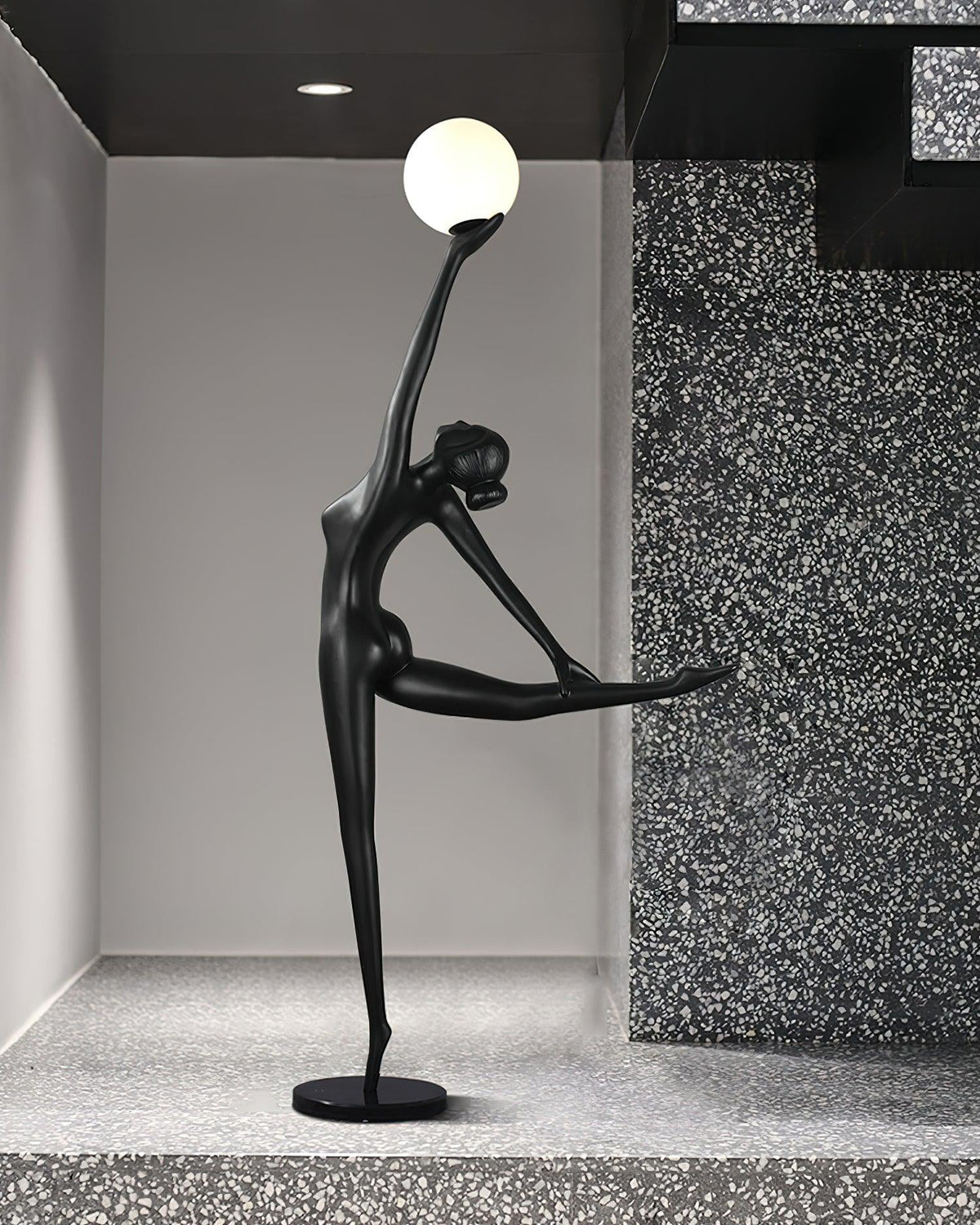 Rhythmic Gymnast Sculpture Floor Light, Floor Lamp, detail 15