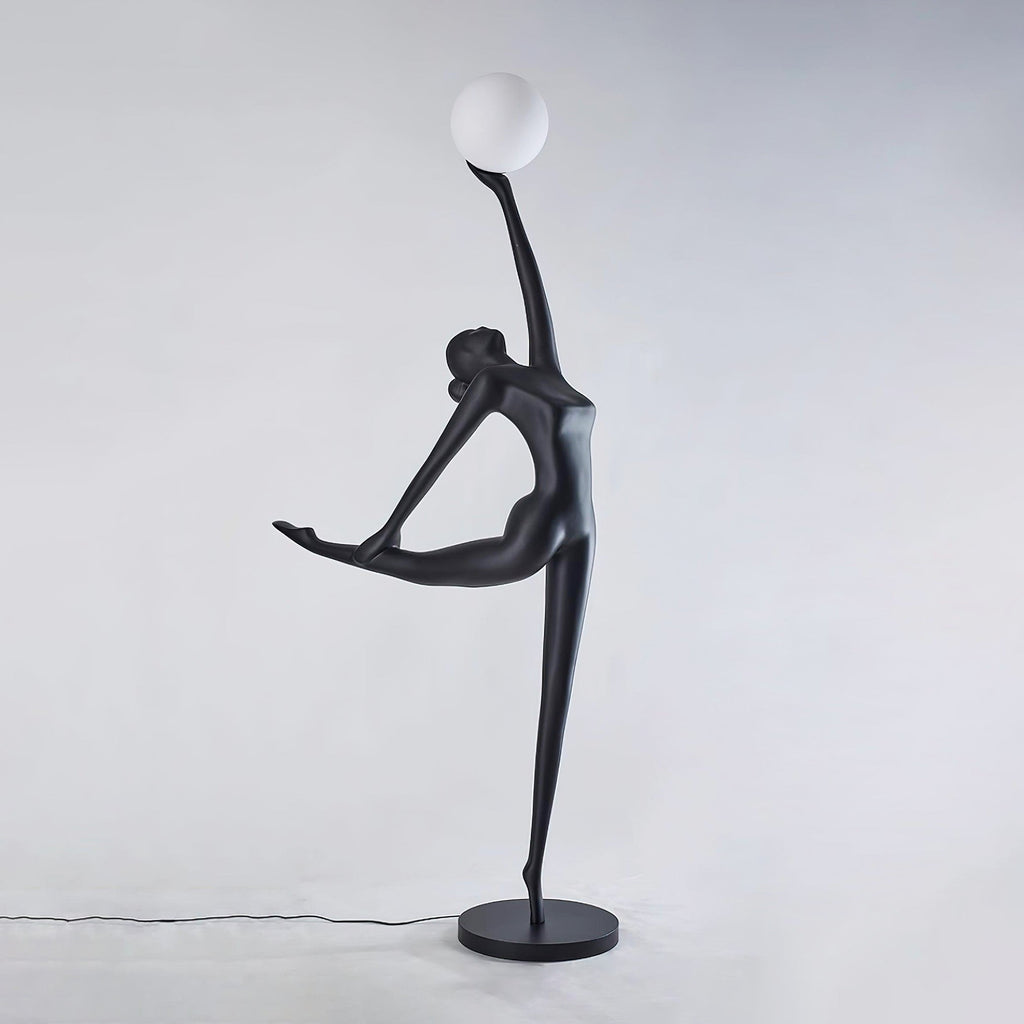 Rhythmic Gymnast Sculpture Floor Light, Floor Lamp, detail 23