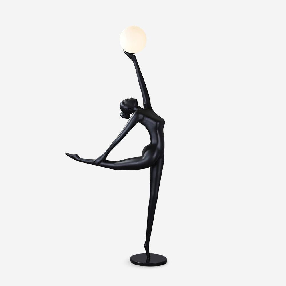 Rhythmic Gymnast Sculpture Floor Light, Floor Lamp, detail 10