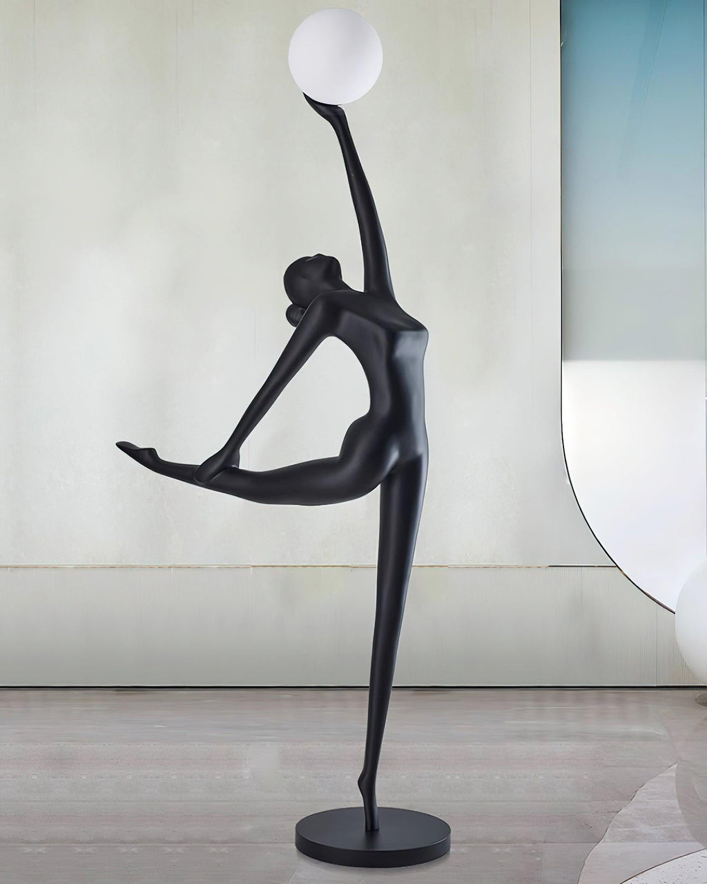 Rhythmic Gymnast Sculpture Floor Light, Floor Lamp, detail 27