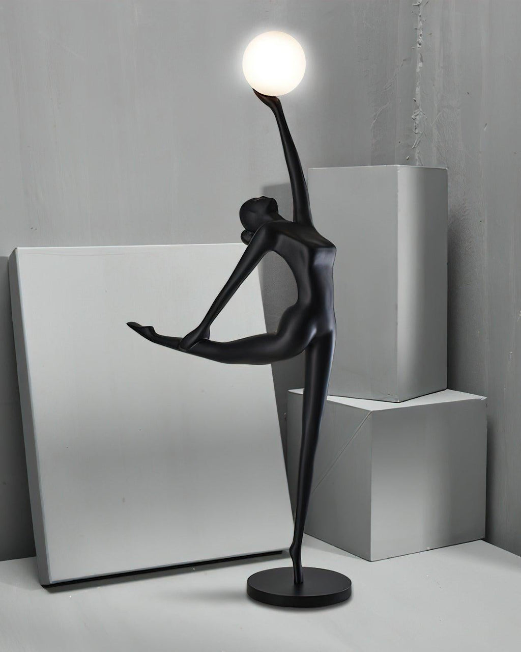 Rhythmic Gymnast Sculpture Floor Light, Floor Lamp, detail 14