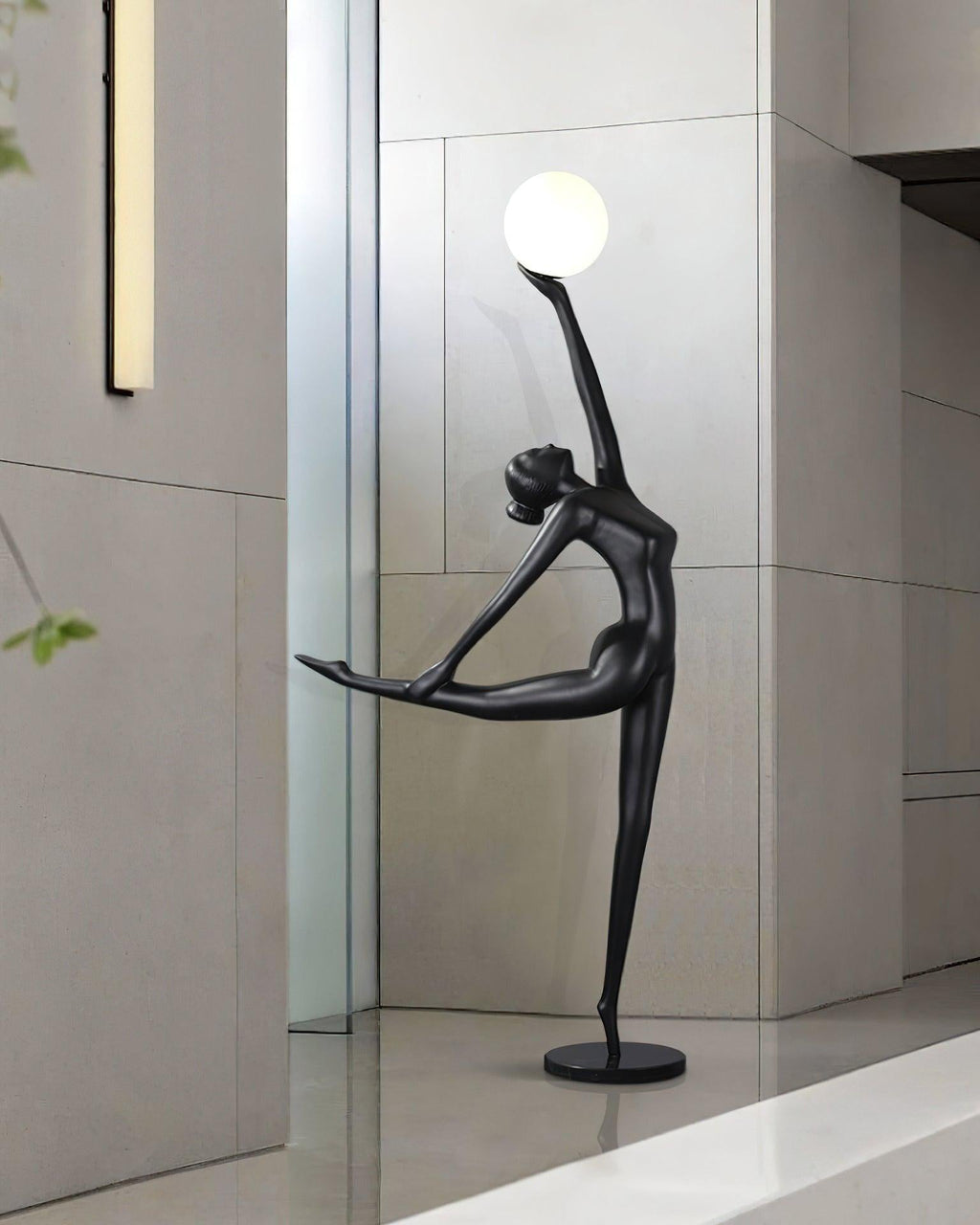 Rhythmic Gymnast Sculpture Floor Light, Floor Lamp, detail 16