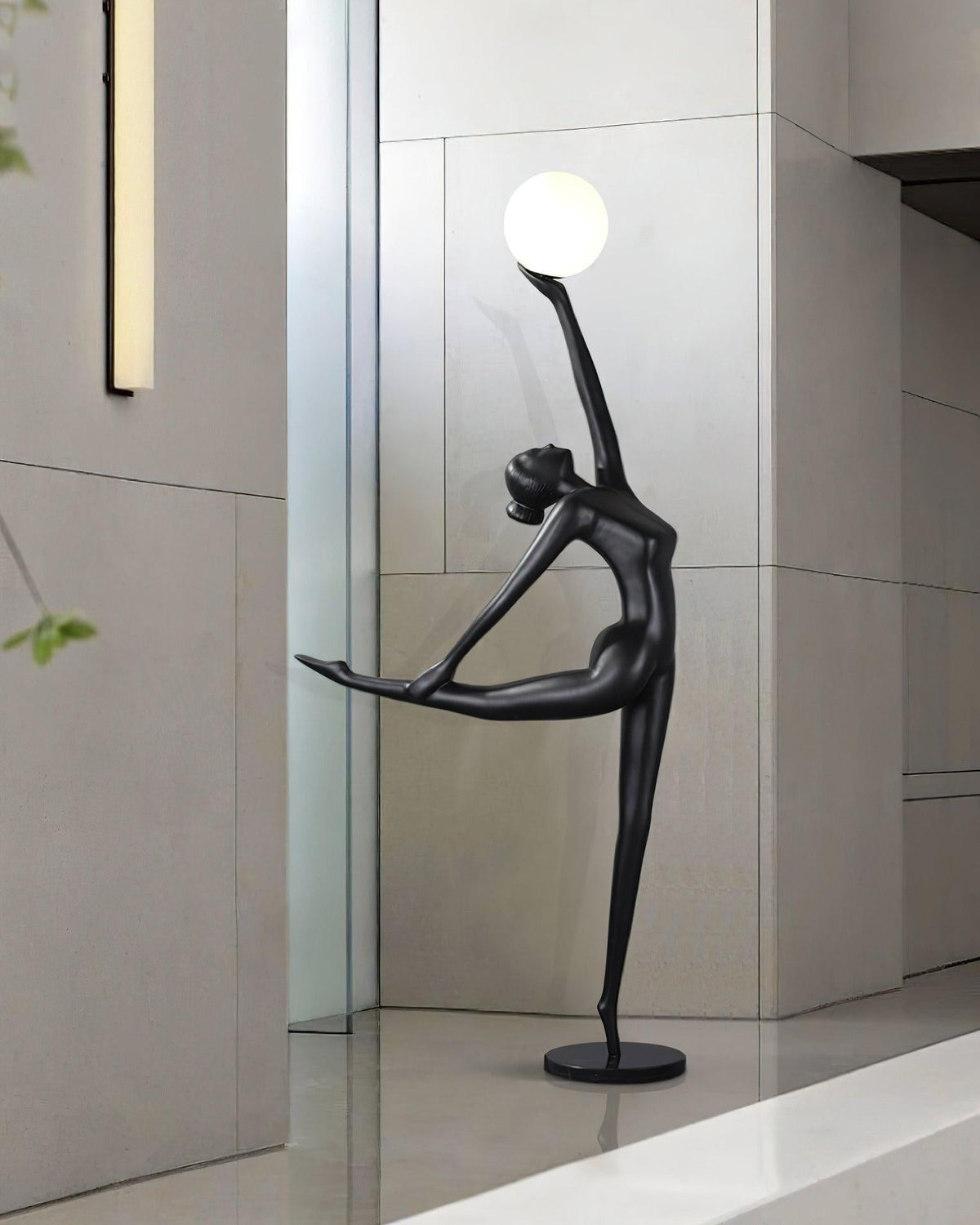 Rhythmic Gymnast Sculpture Floor Light, Floor Lamp, detail 16