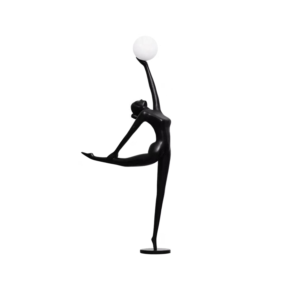 Rhythmic Gymnast Sculpture Floor Light, Floor Lamp, detail 28