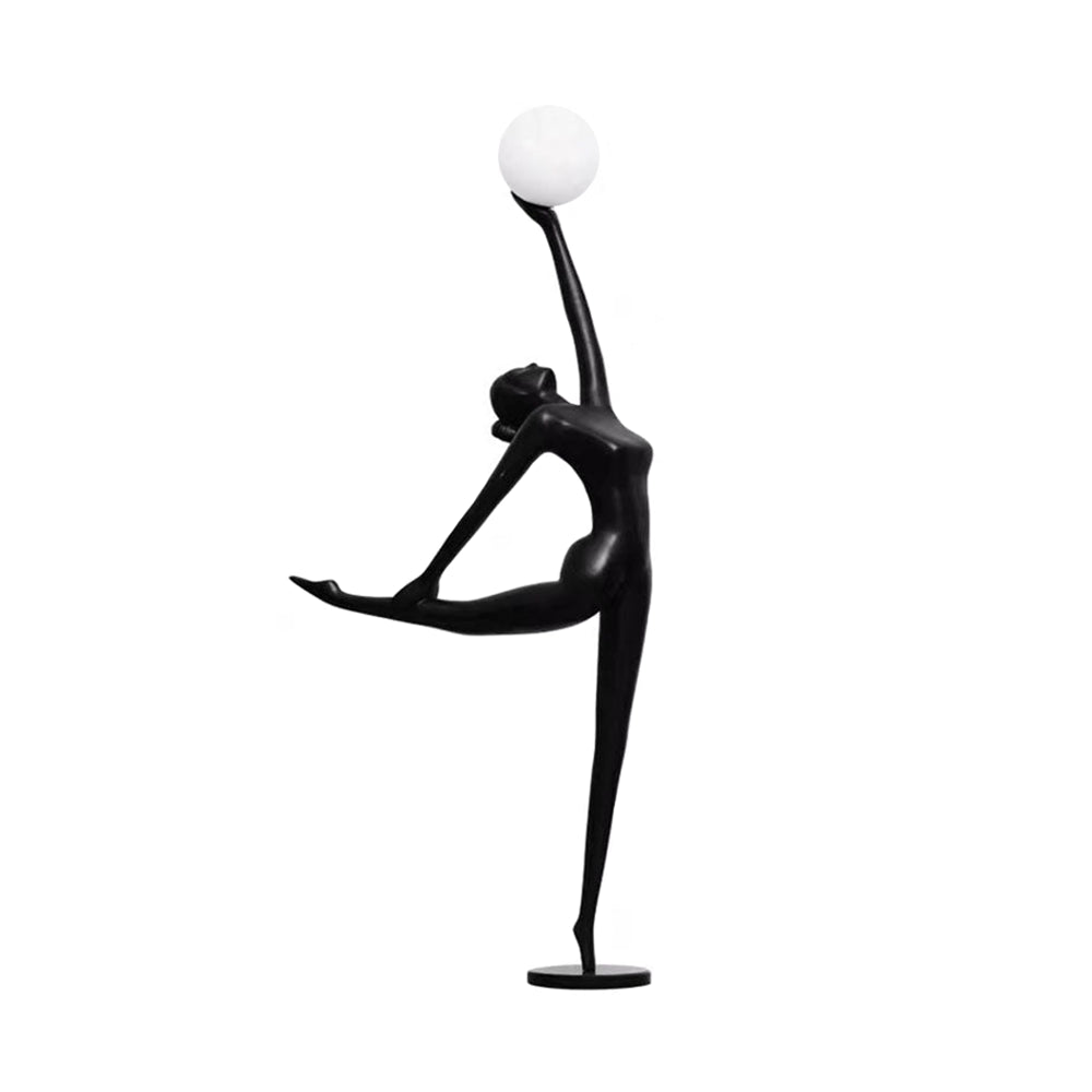 Rhythmic Gymnast Sculpture Floor Light, Floor Lamp, detail 18