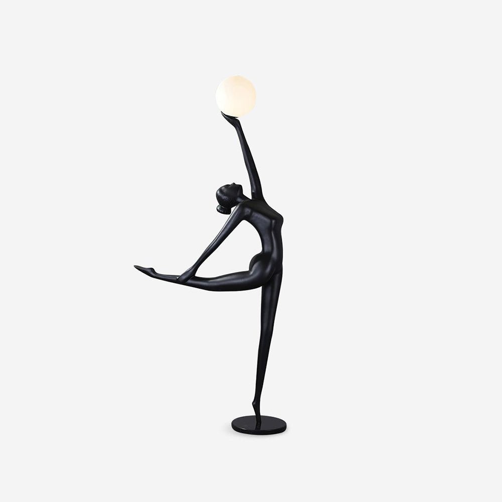 Rhythmic Gymnast Sculpture Floor Light, Floor Lamp, detail 9