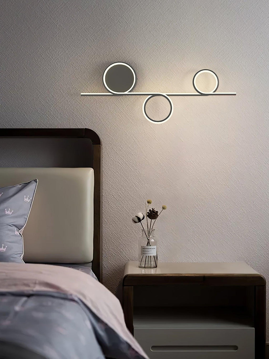 Rhythmic Line Wall Light, Hardwired Wall Sconce, detail 14
