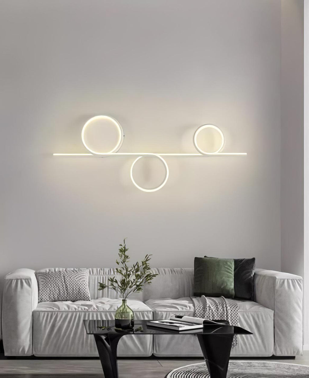 Rhythmic Line Wall Light, Hardwired Wall Sconce, detail 16